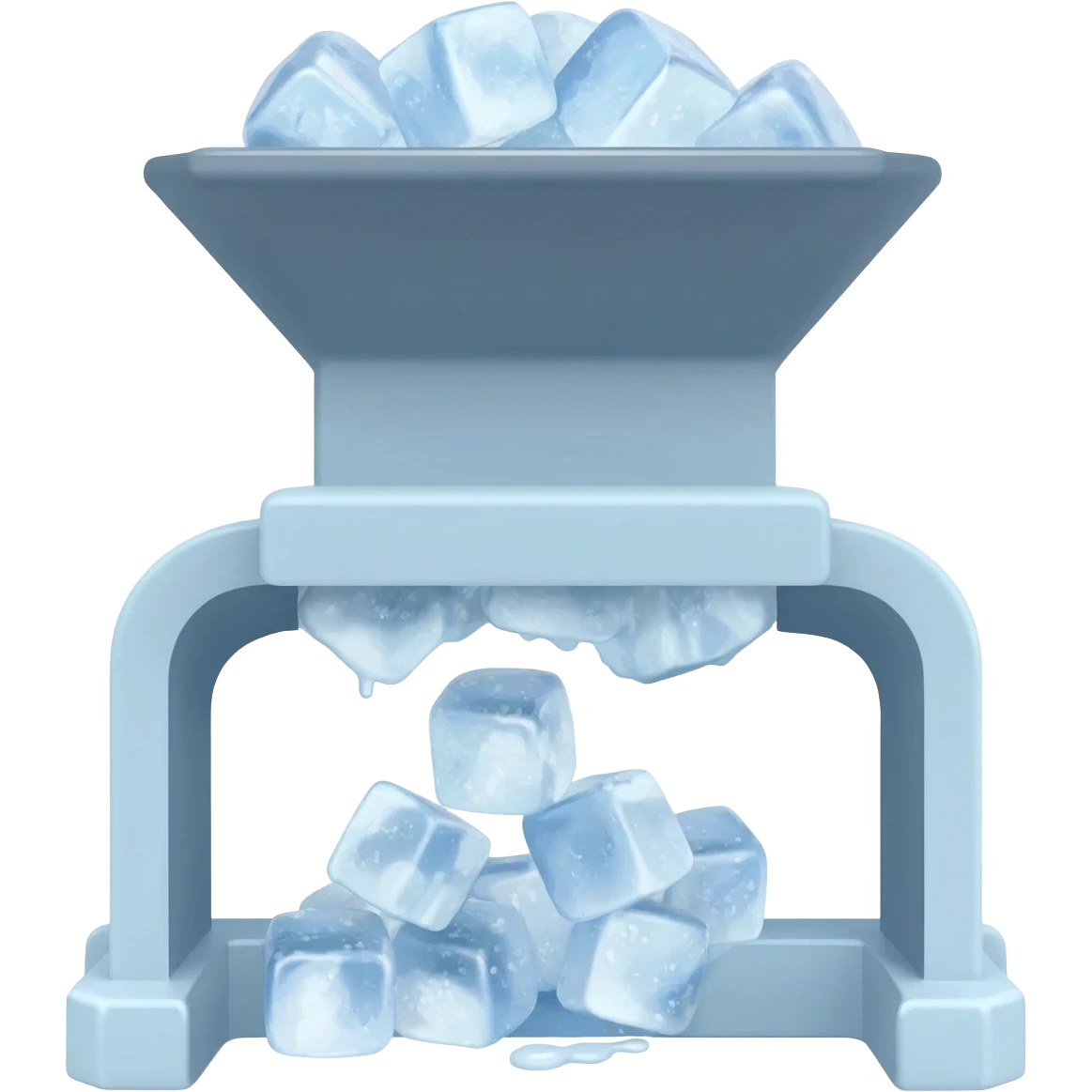 make me just crushing ice with no human emoji