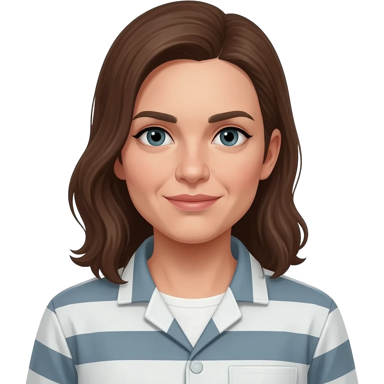 Women in straightjacket emoji