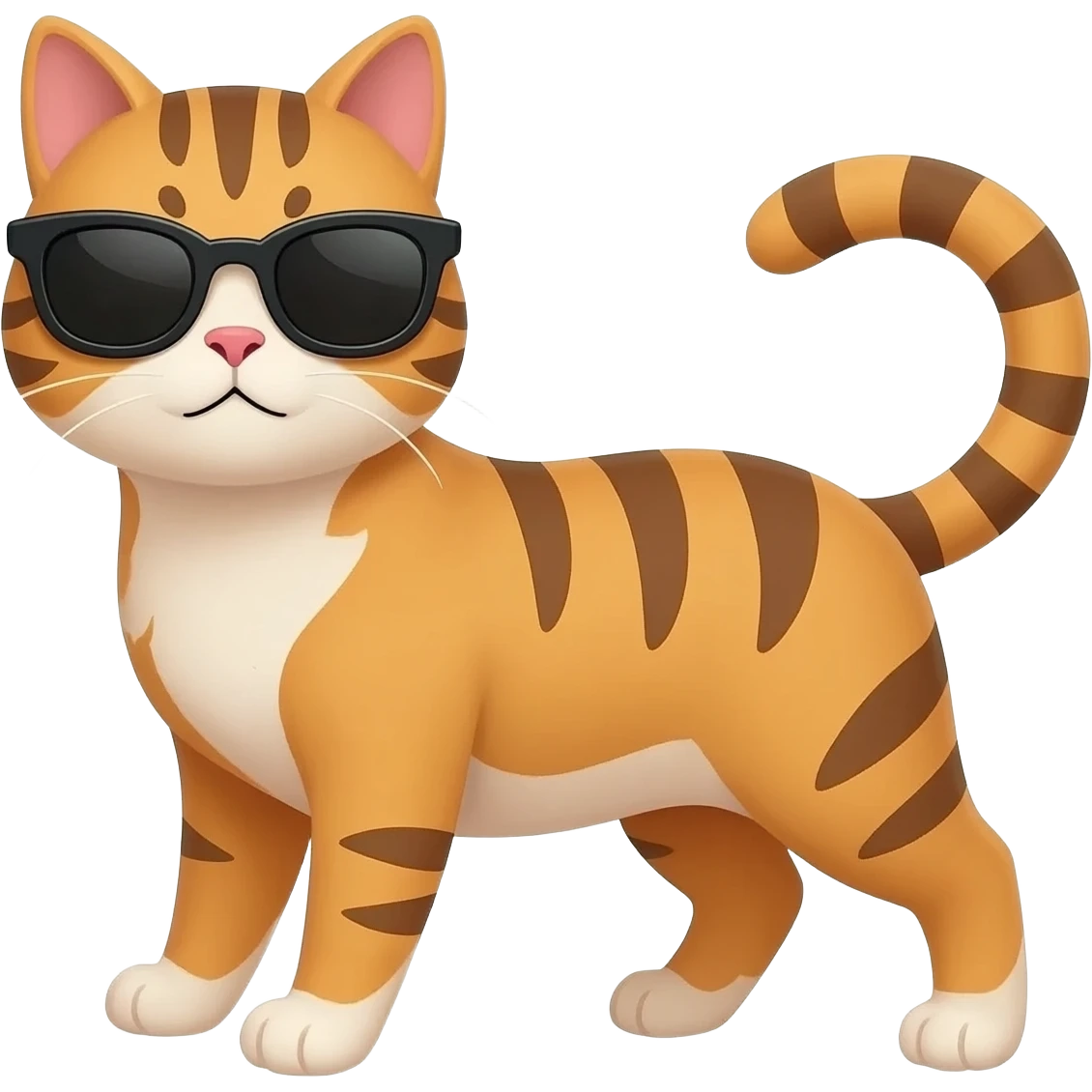 Cat wearing sunglasses emoji