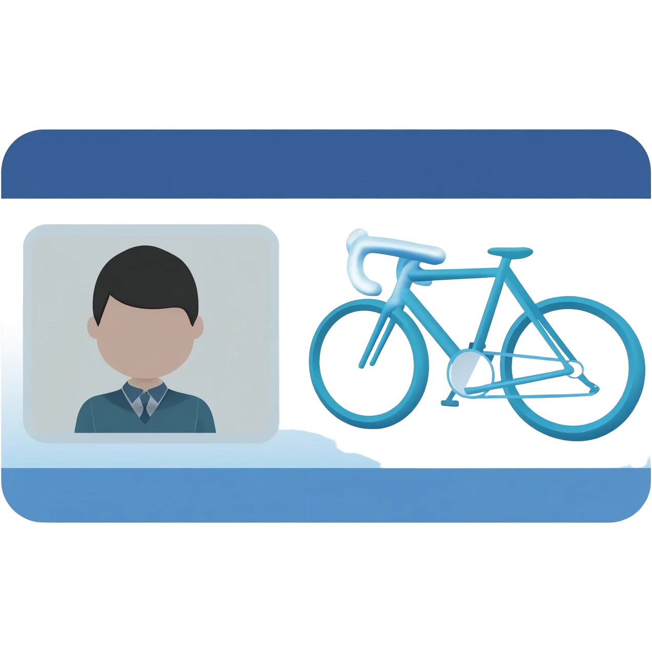 Motorized Bicycle License ID emoji