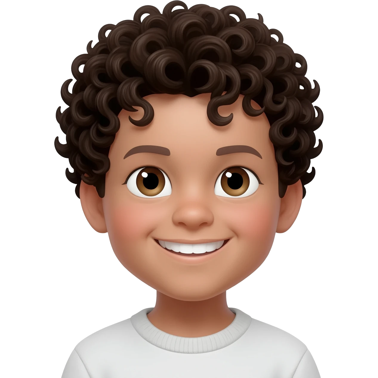 A jow boy with tight curled payos (side curls) emoji