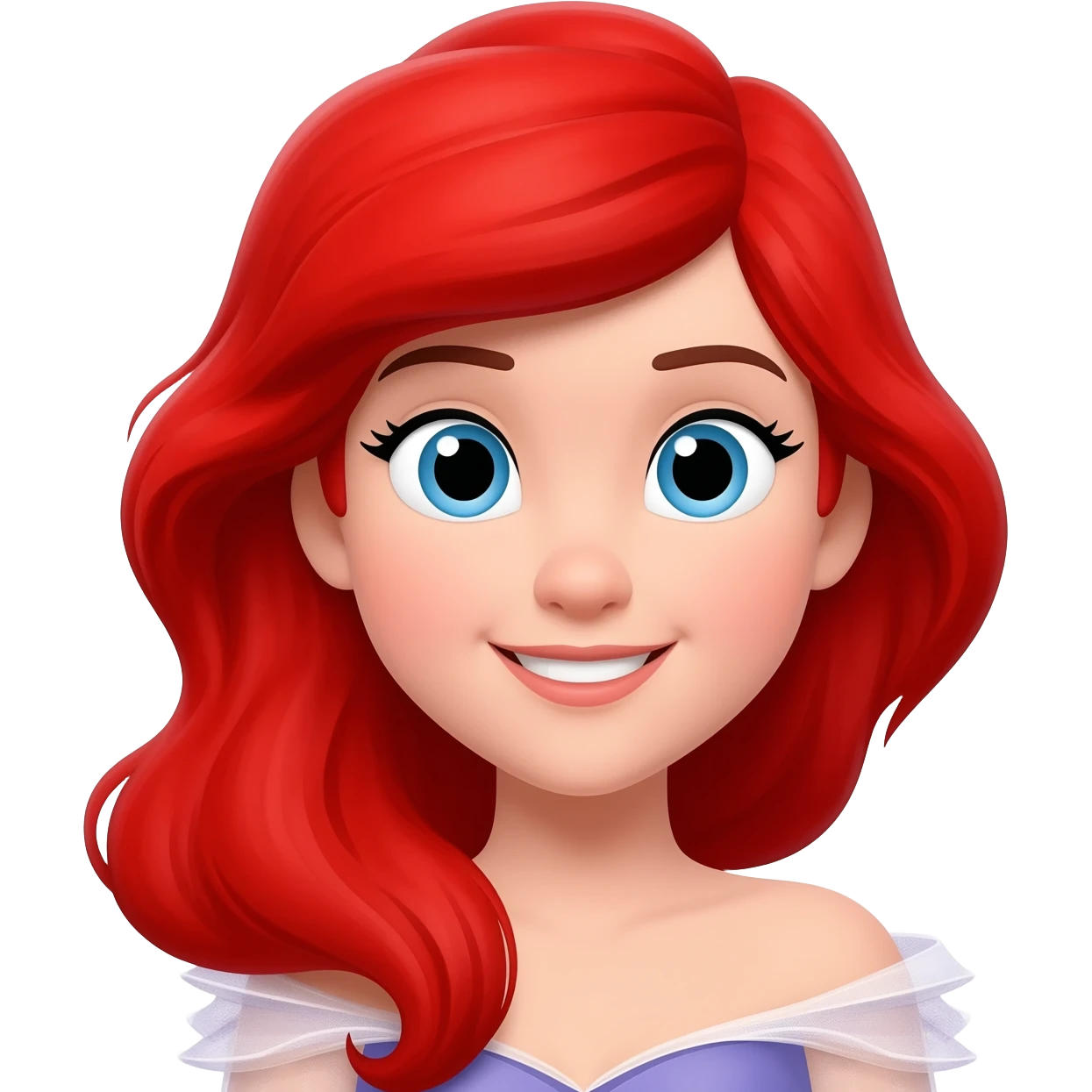 Ariel princess emoji