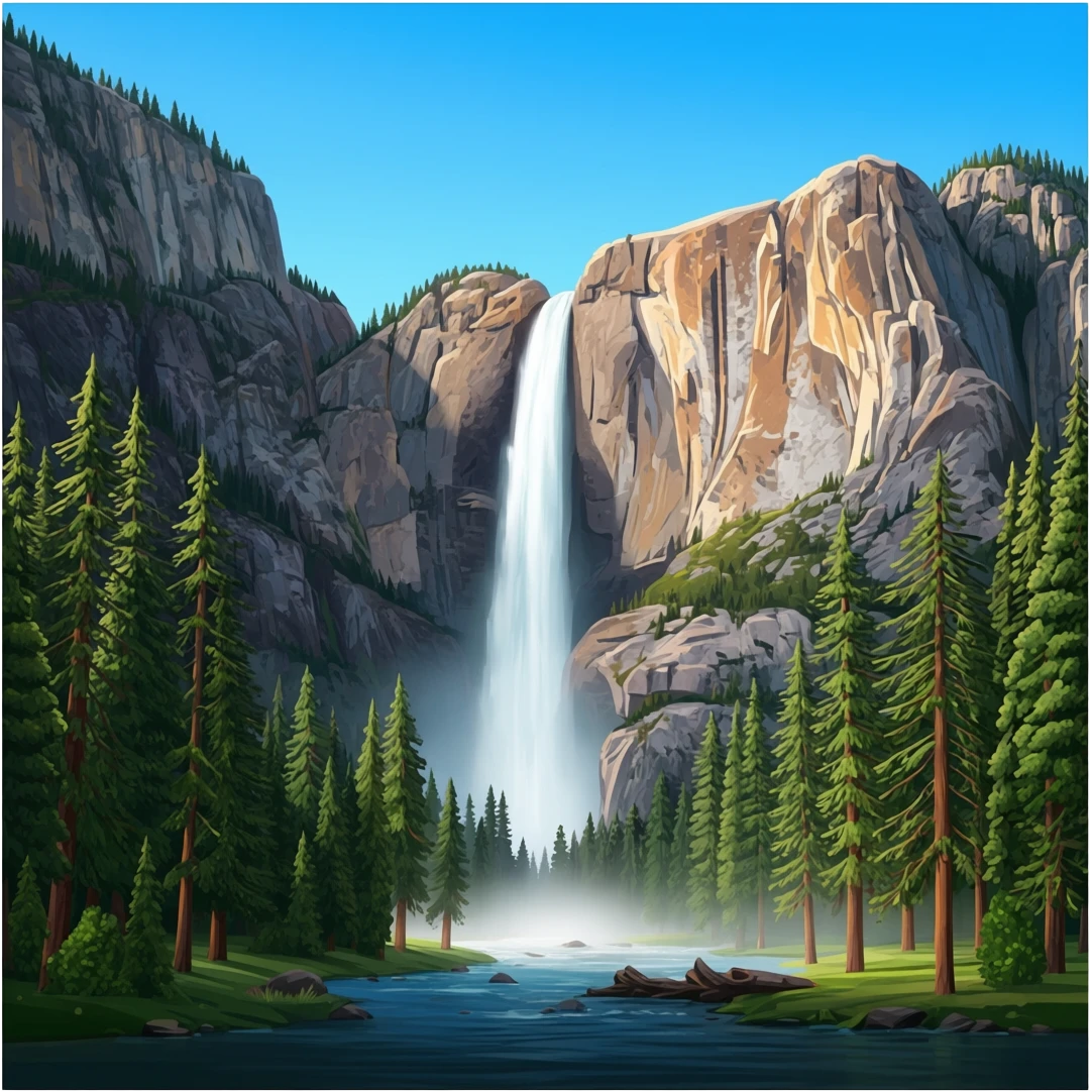 Yosemite Falls emoji