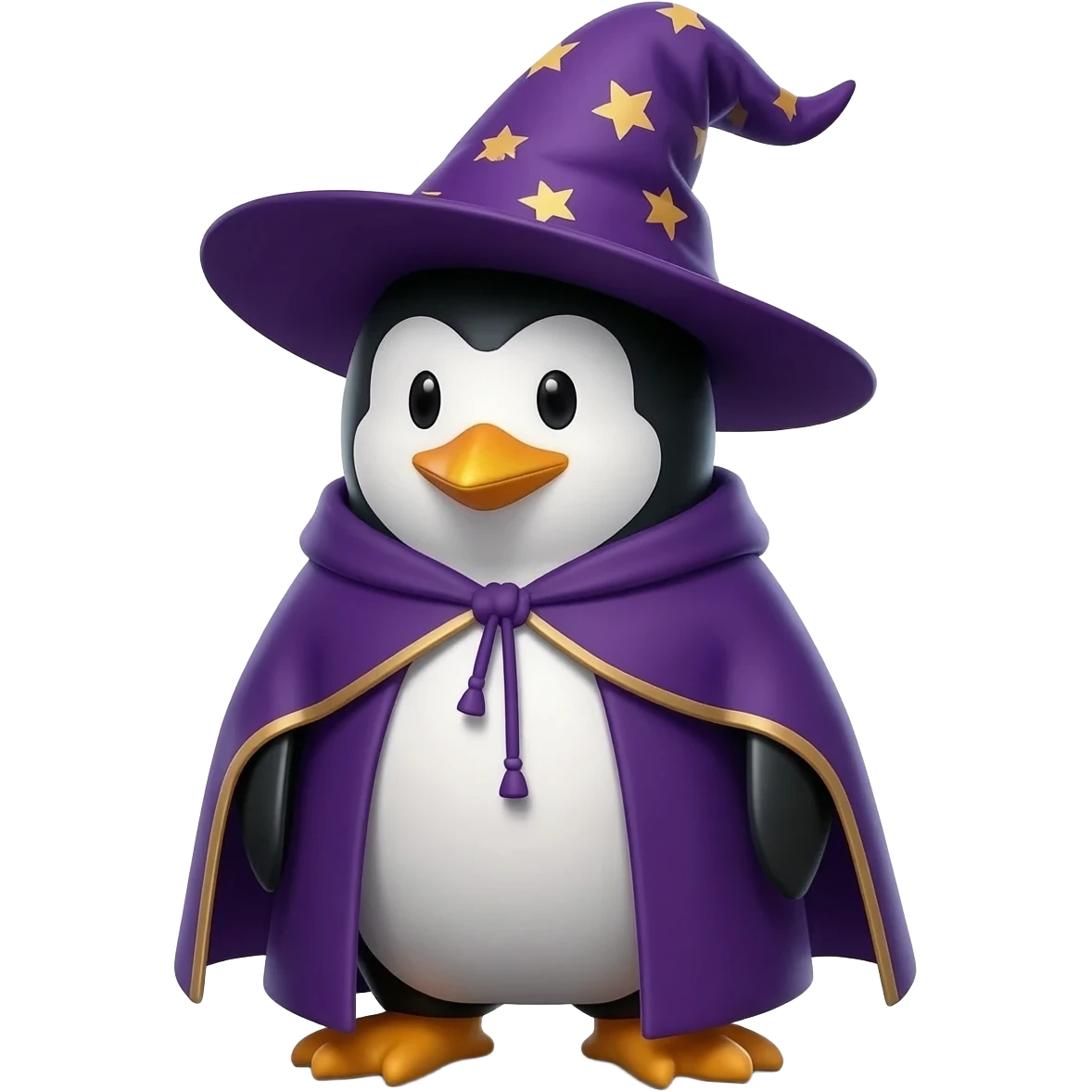 Penguin Wizard emoji