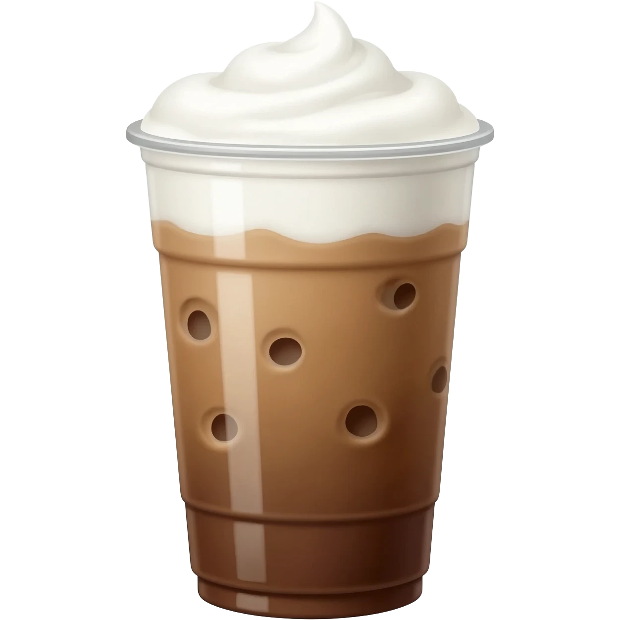 Frappe in a plastic cup emoji