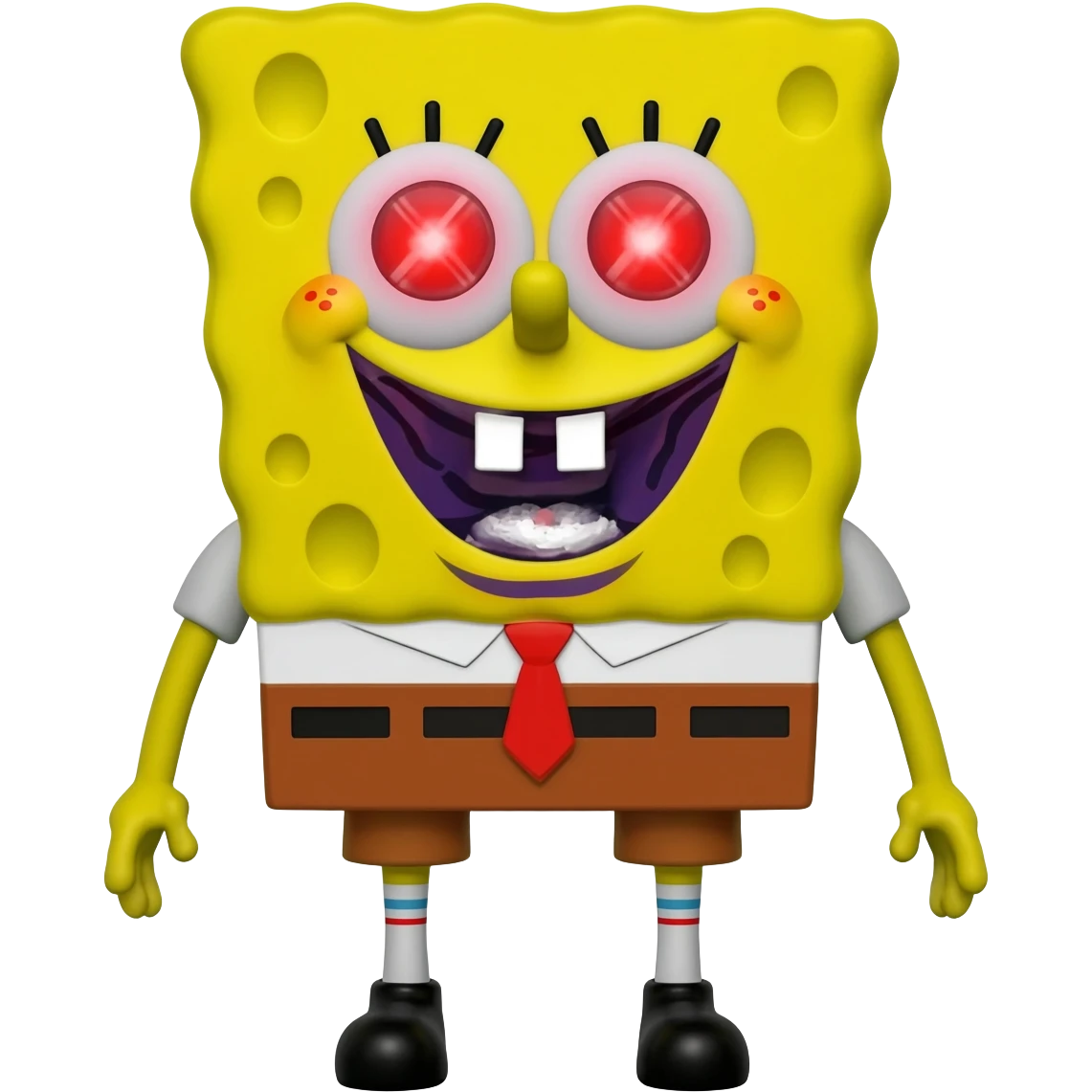 Evil Spongebob doll emoji
