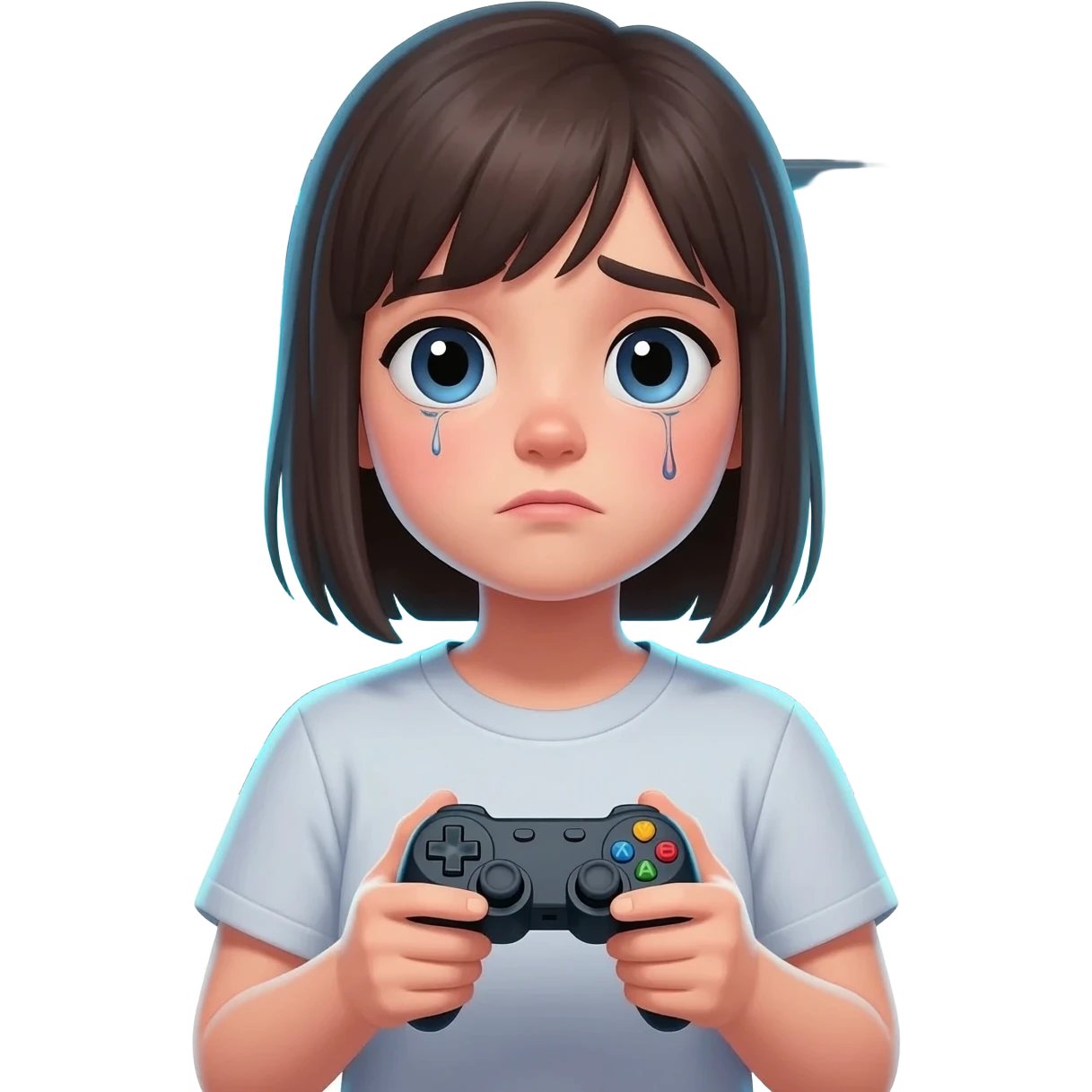 girl gamer sad emoji