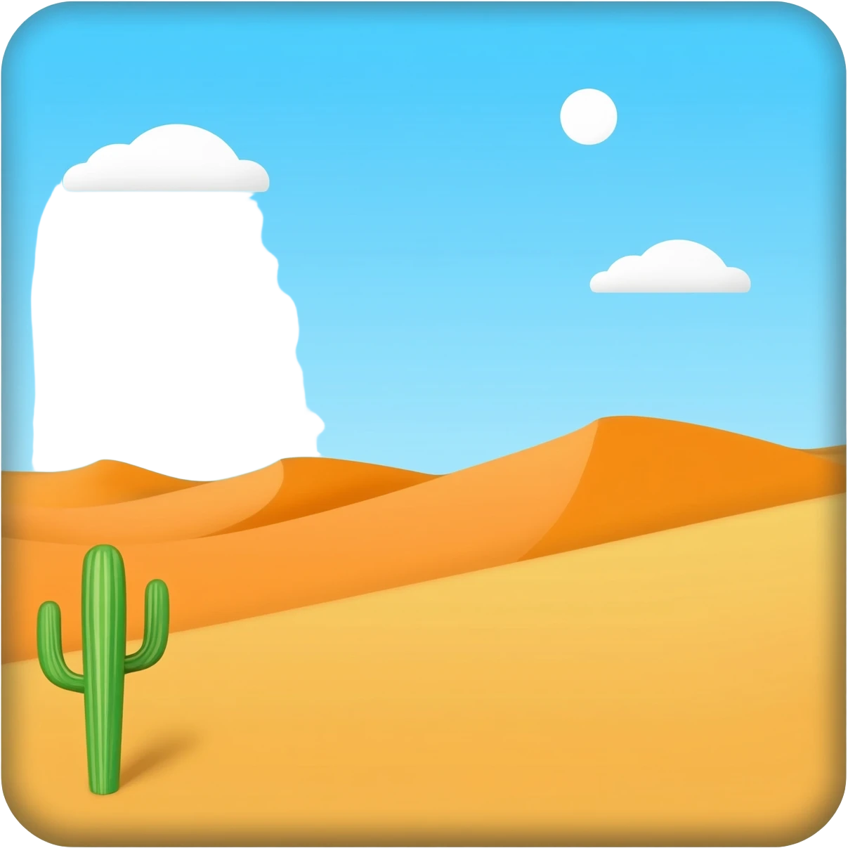 Desierto emoji