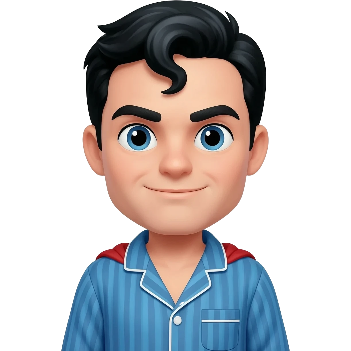 Super man en pyjama emoji