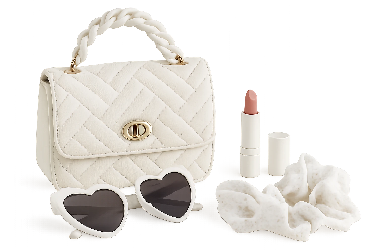 white  girly object, remove background  emoji