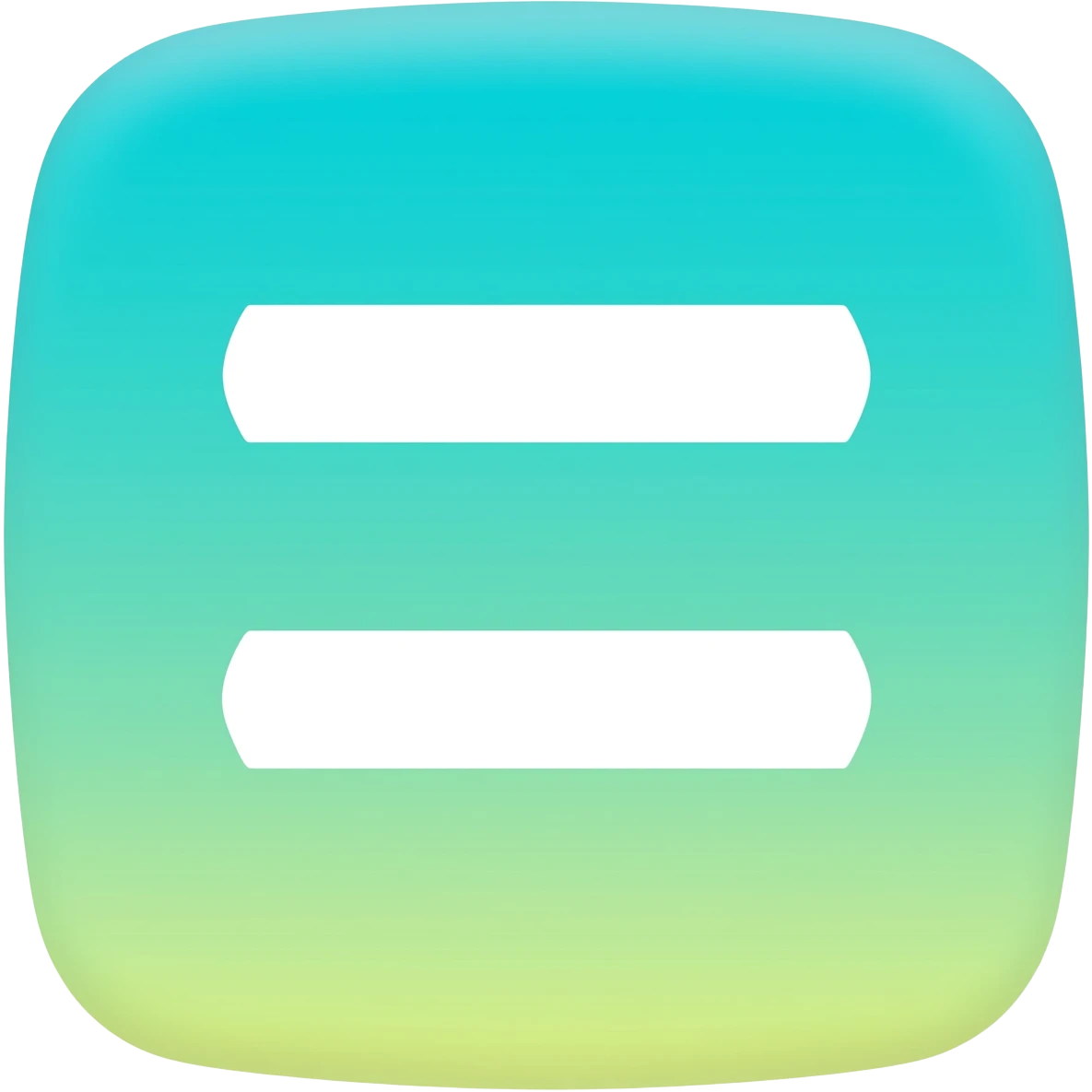 水色で若干黄緑が入った感じの三つ巴マーク emoji