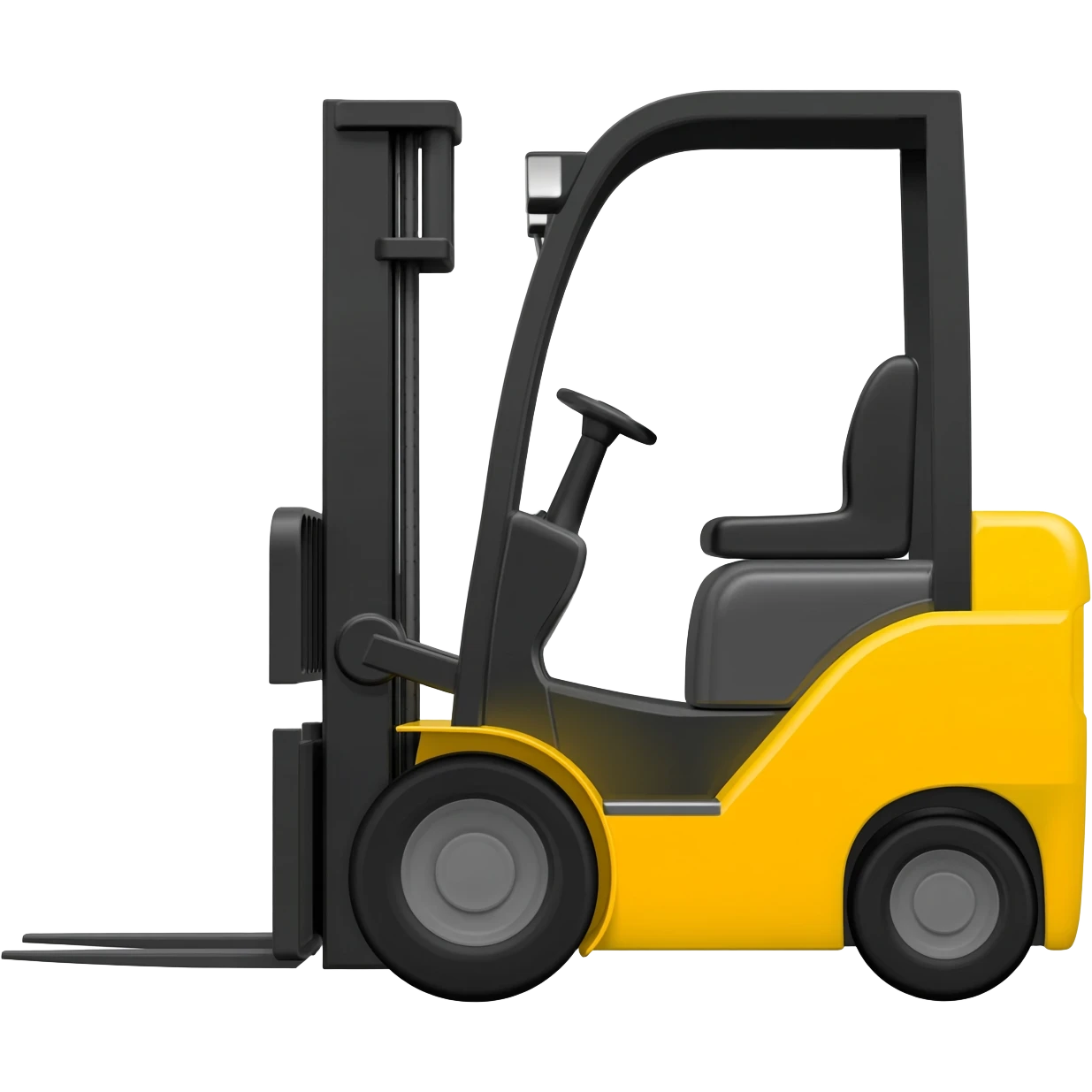 Just a simple electric forklift emoji