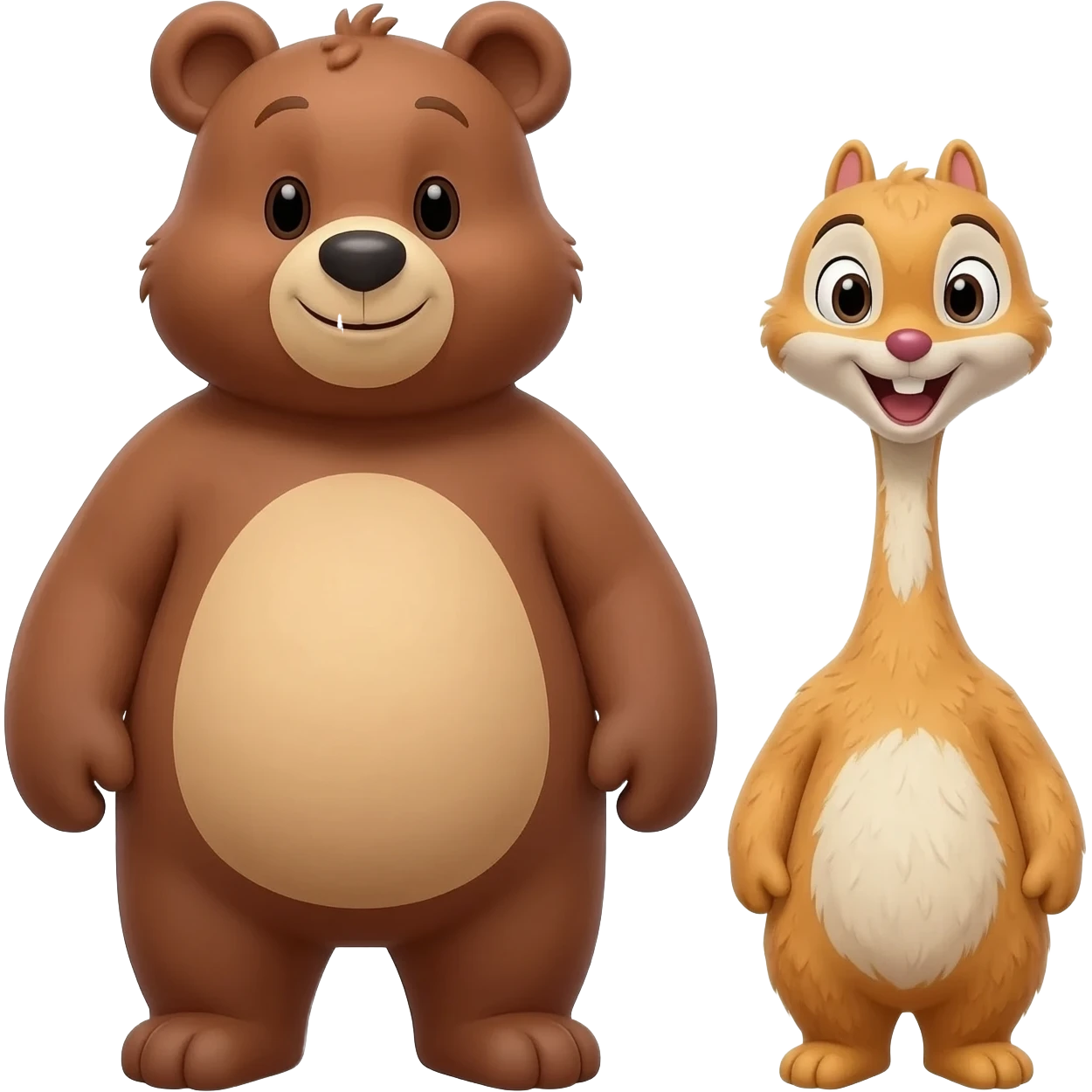 Humphrey The Bear & Chip & Dale emoji