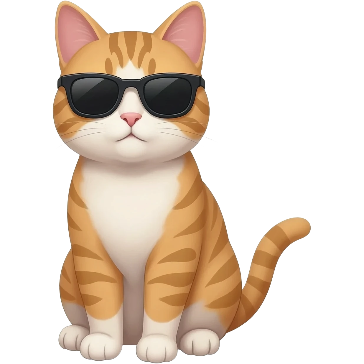 Cat wearing sunglasses emoji