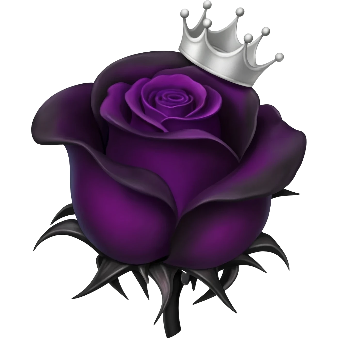 gothic rose emoji