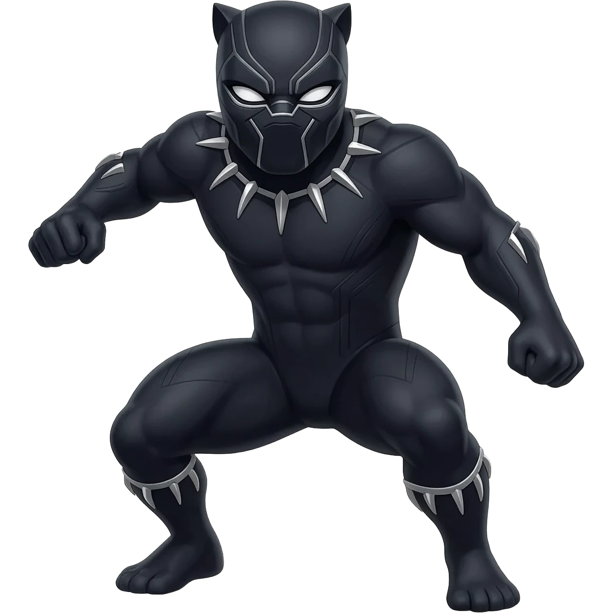 black panther hero emoji