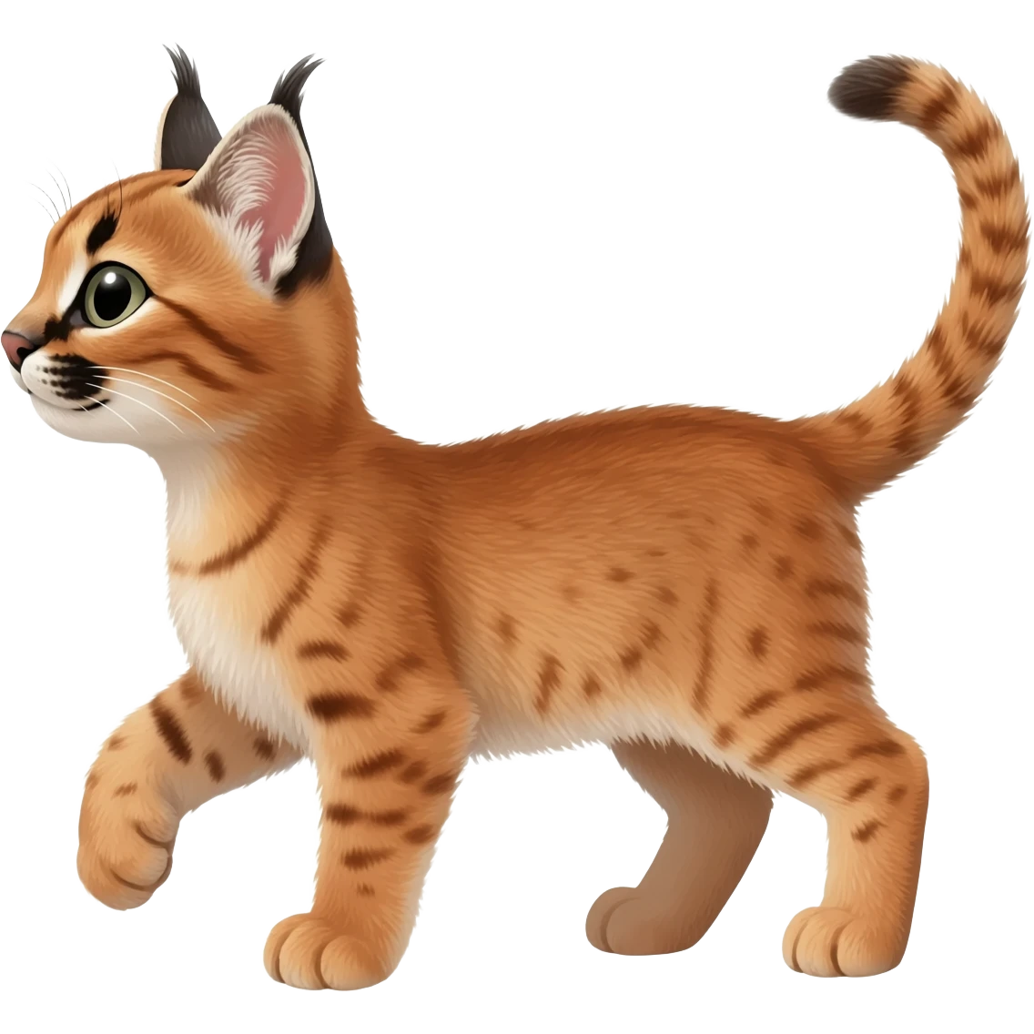 Little tiny kit stoneclaw caracal silver emoji