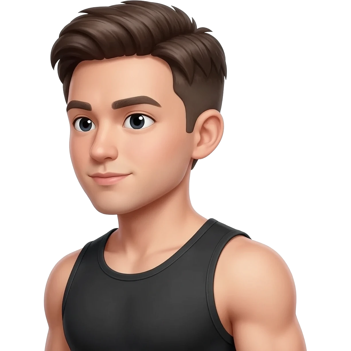 Focus on male 6 pack abs emoji