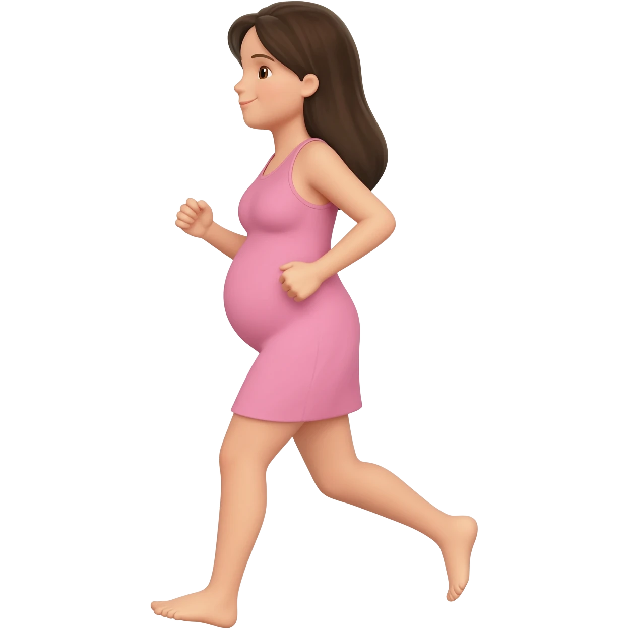 many pregnant women runinng emoji