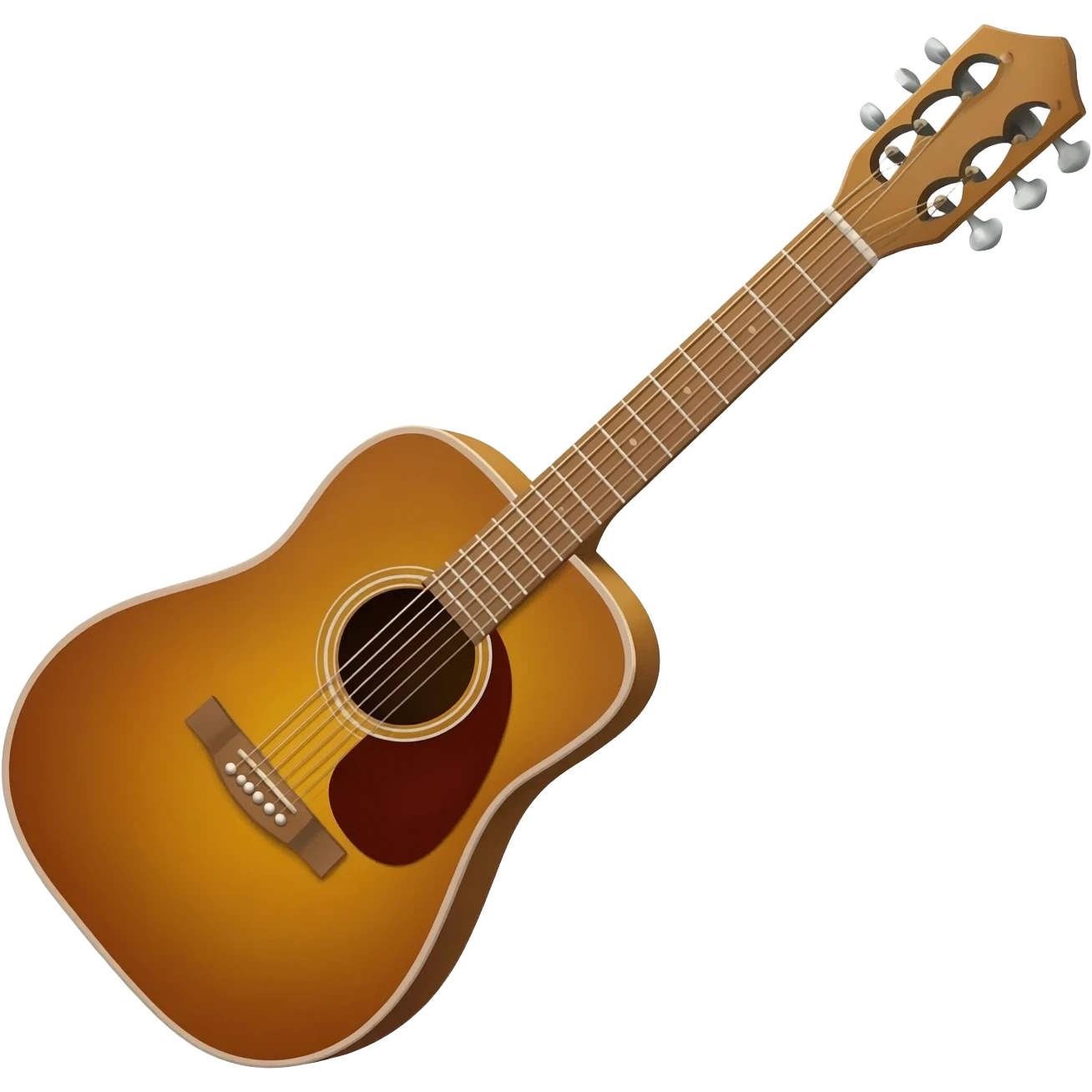 Acoustic guitar emoji