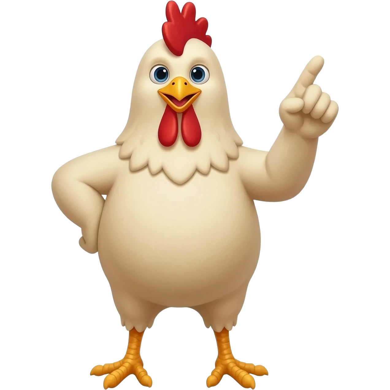 Chicken directing a movie emoji