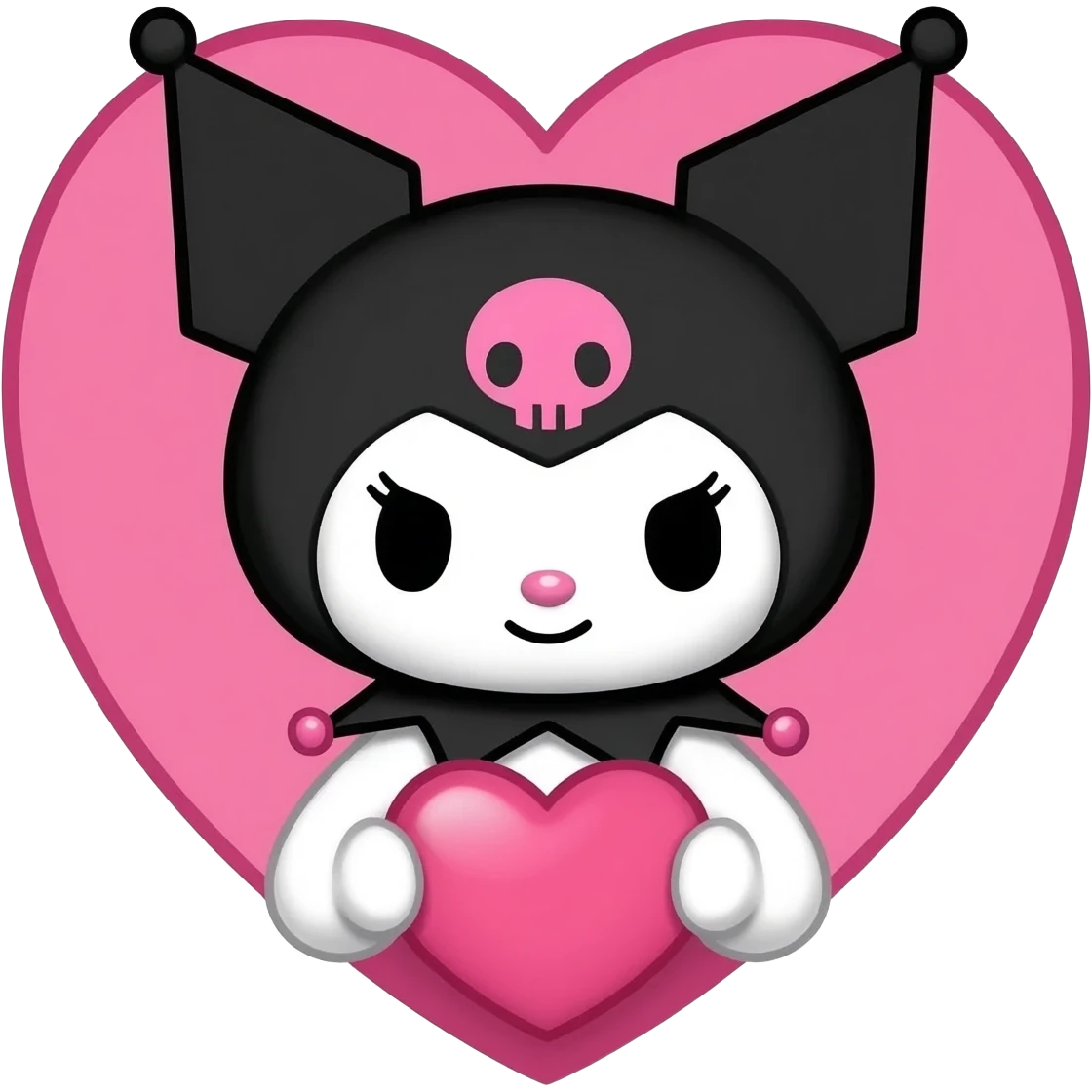 Kuromi heart emoji