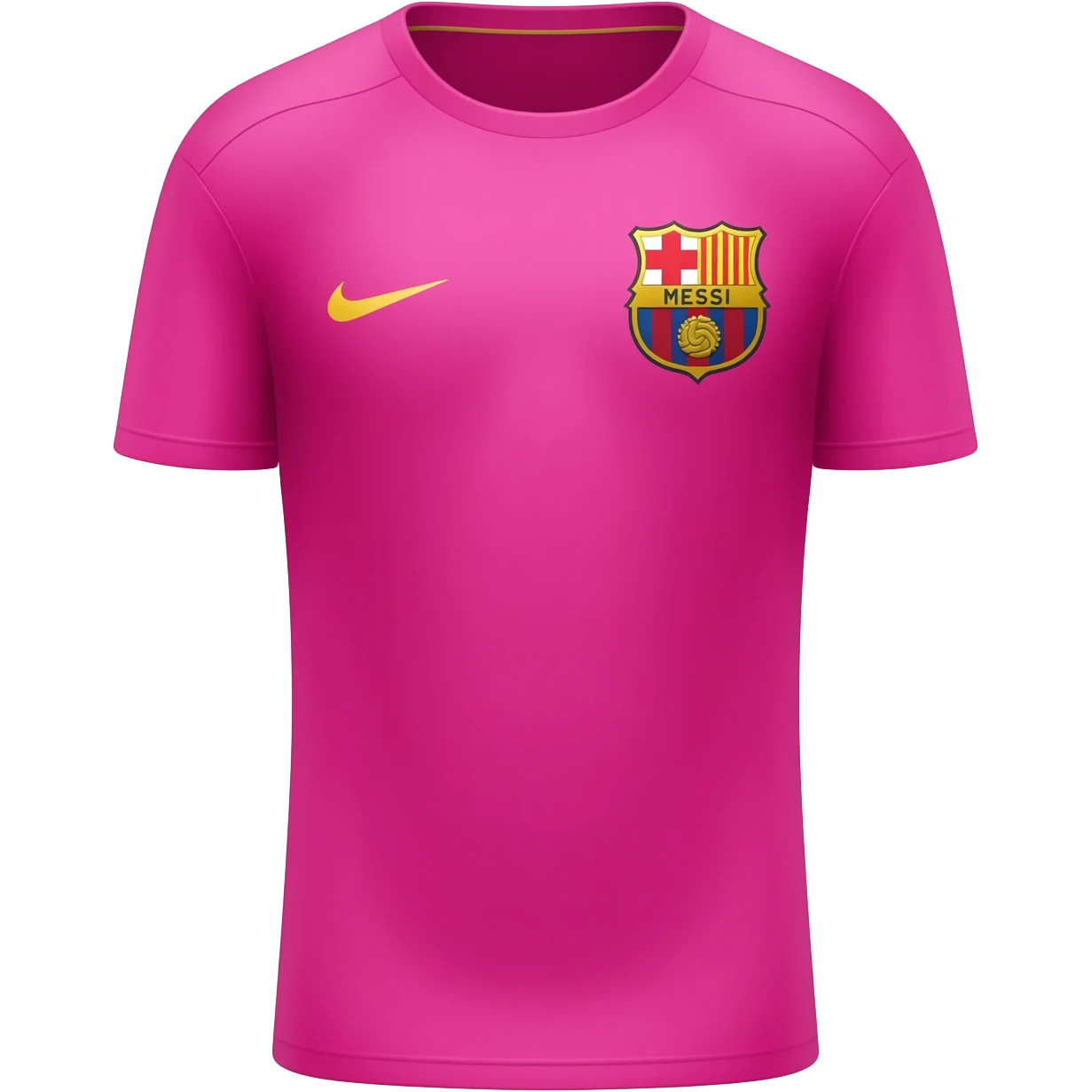 Pink Messi shirt emoji