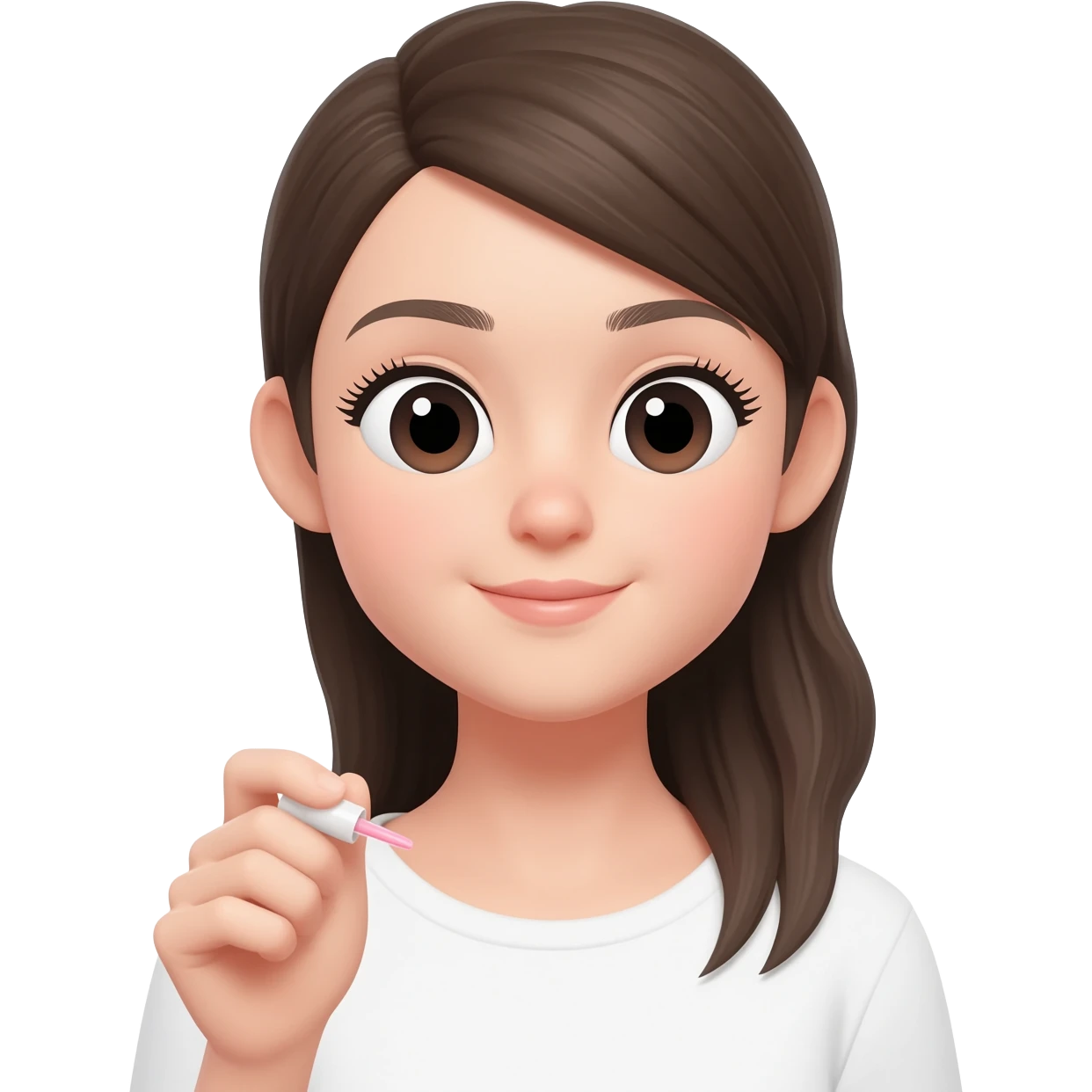 Girl getting nails painted
 emoji