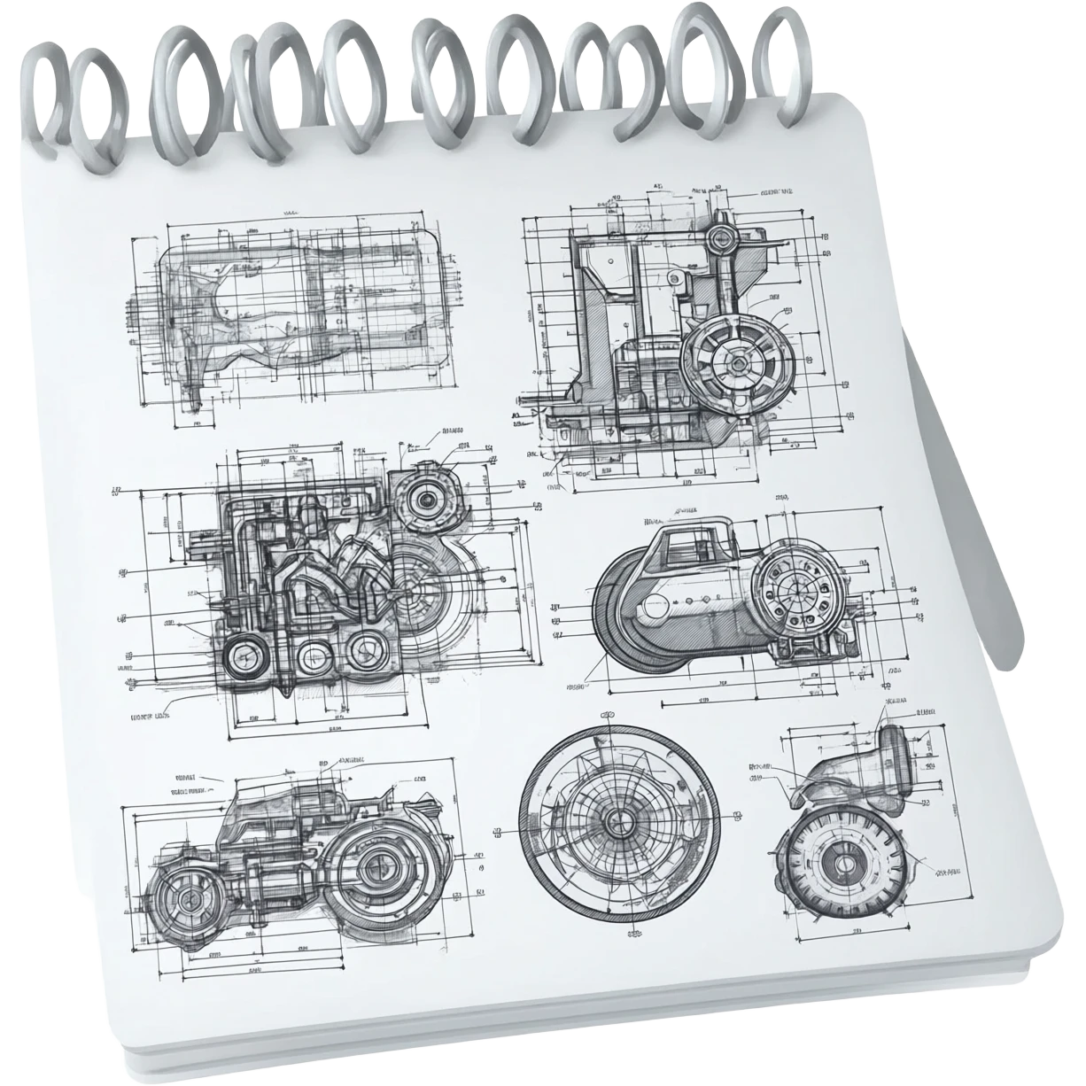 Una agenda tipo ingeniero emoji