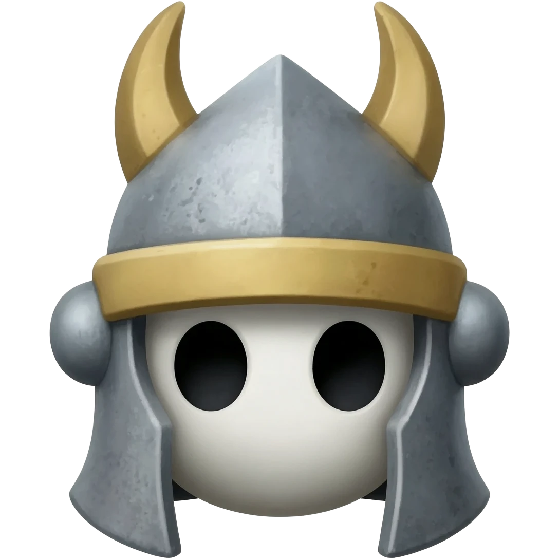 The knight head from hollow knight emoji