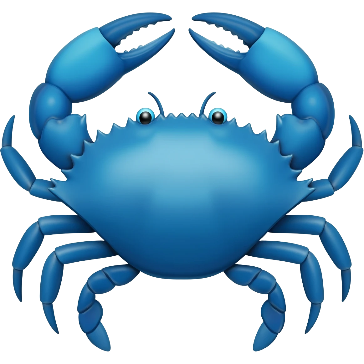 blue crab emoji