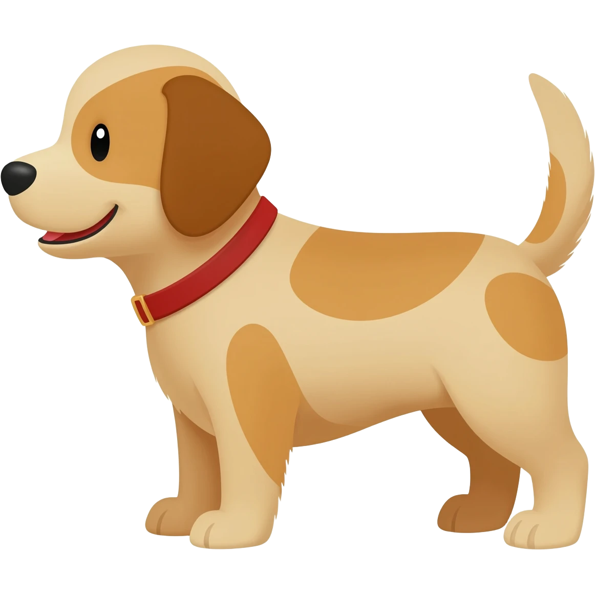 šťastný pes emoji