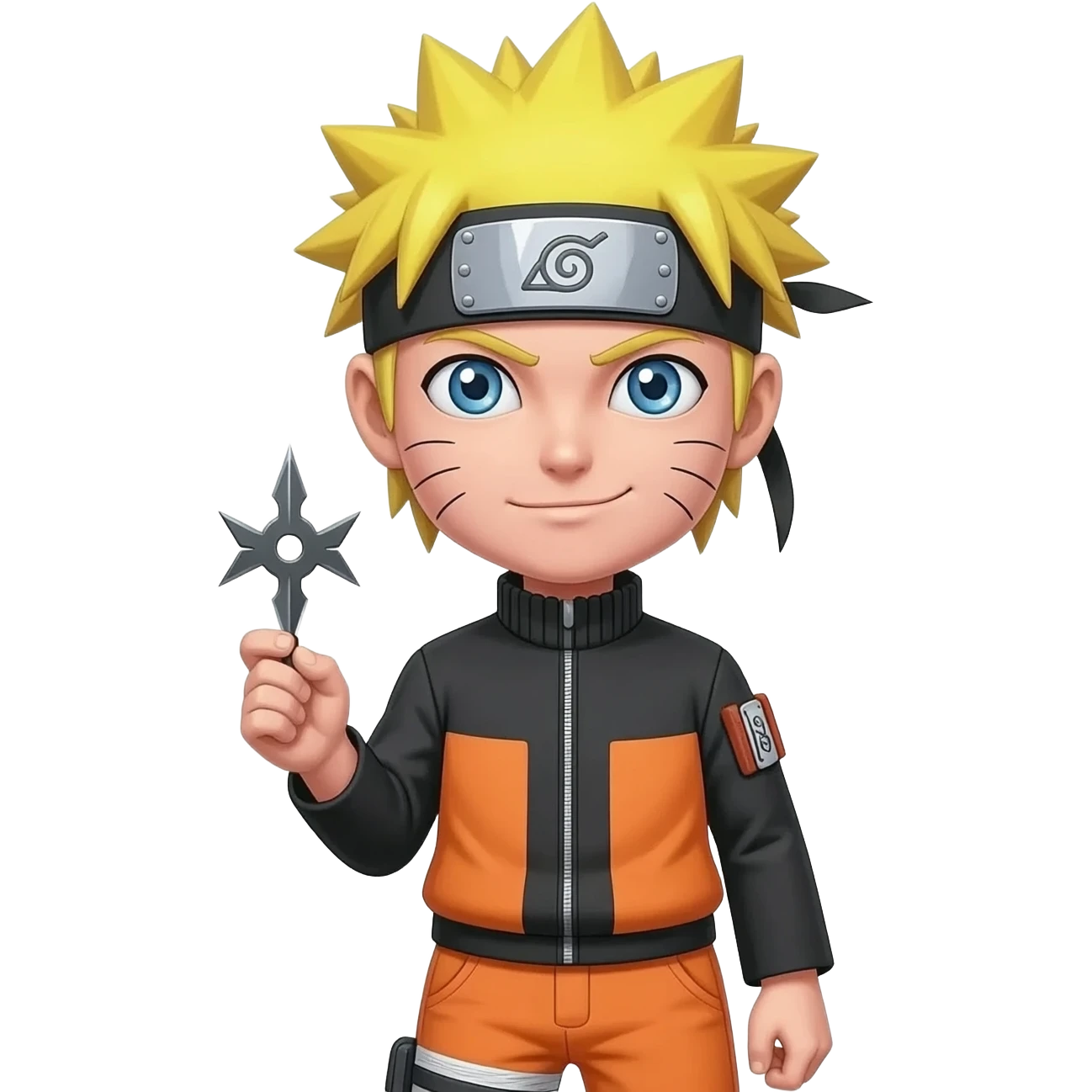 Naruto with sharunkan emoji