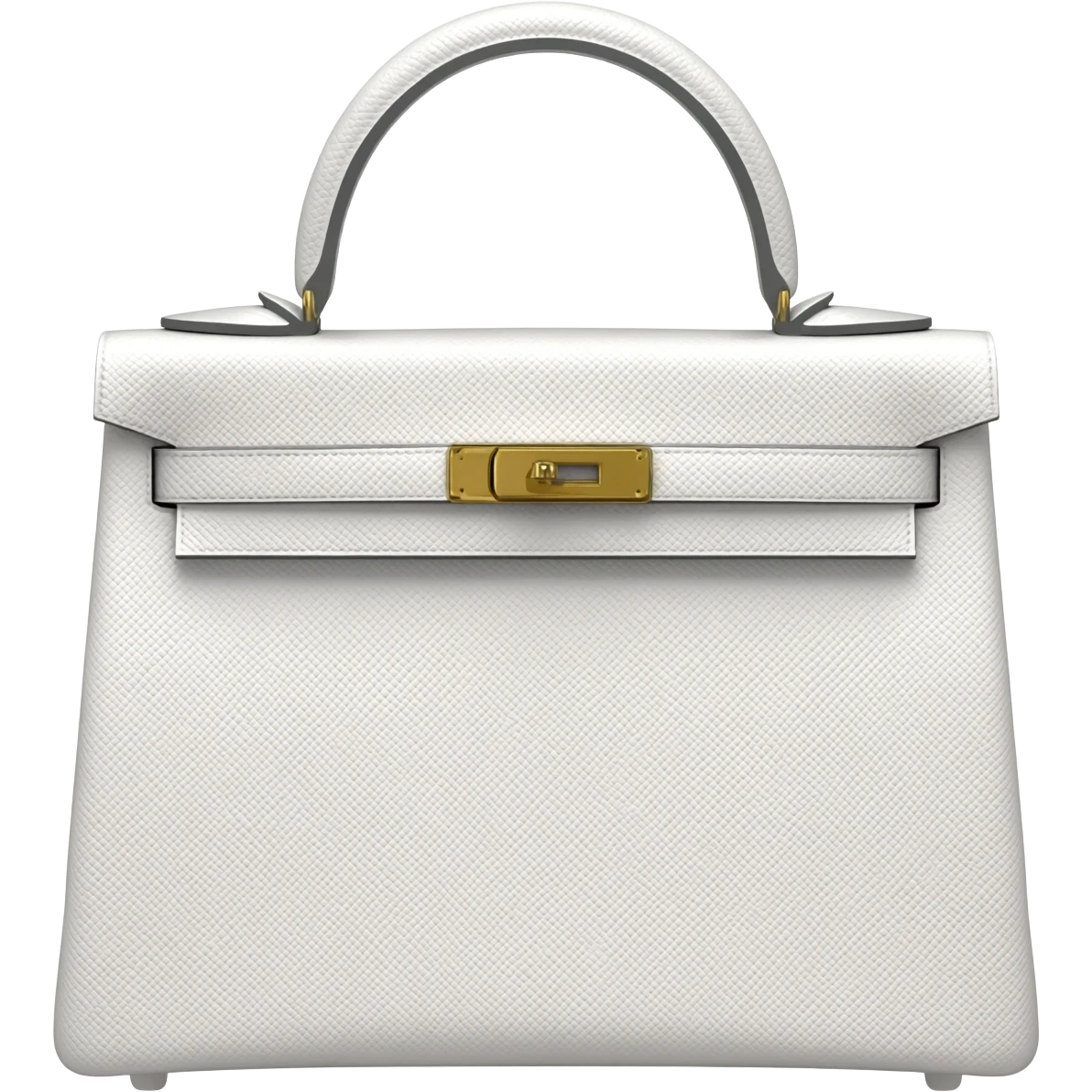 matte white kelly hermes bag emoji