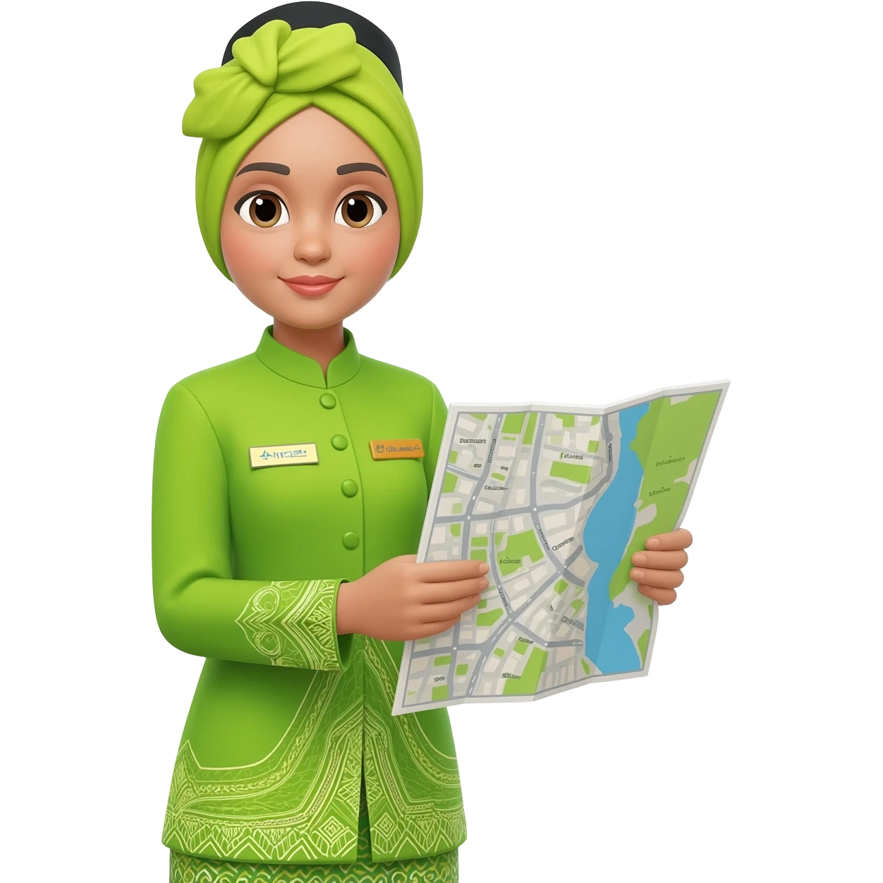 Female Tour Guide in Malaysia emoji