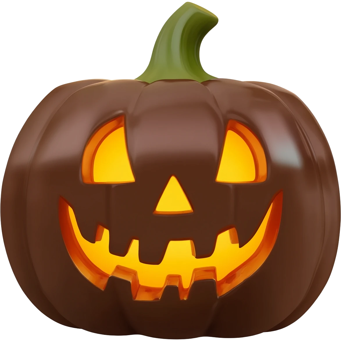 Chocolate pumpkin emoji