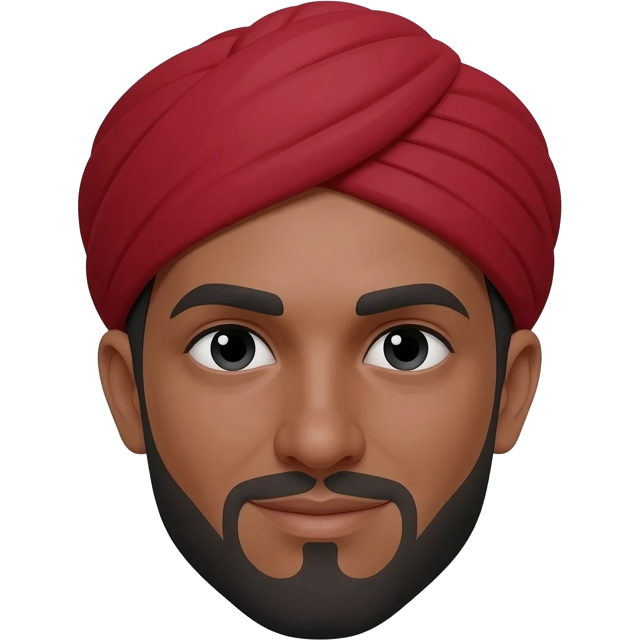arab muslim turban brownn tone emoji
