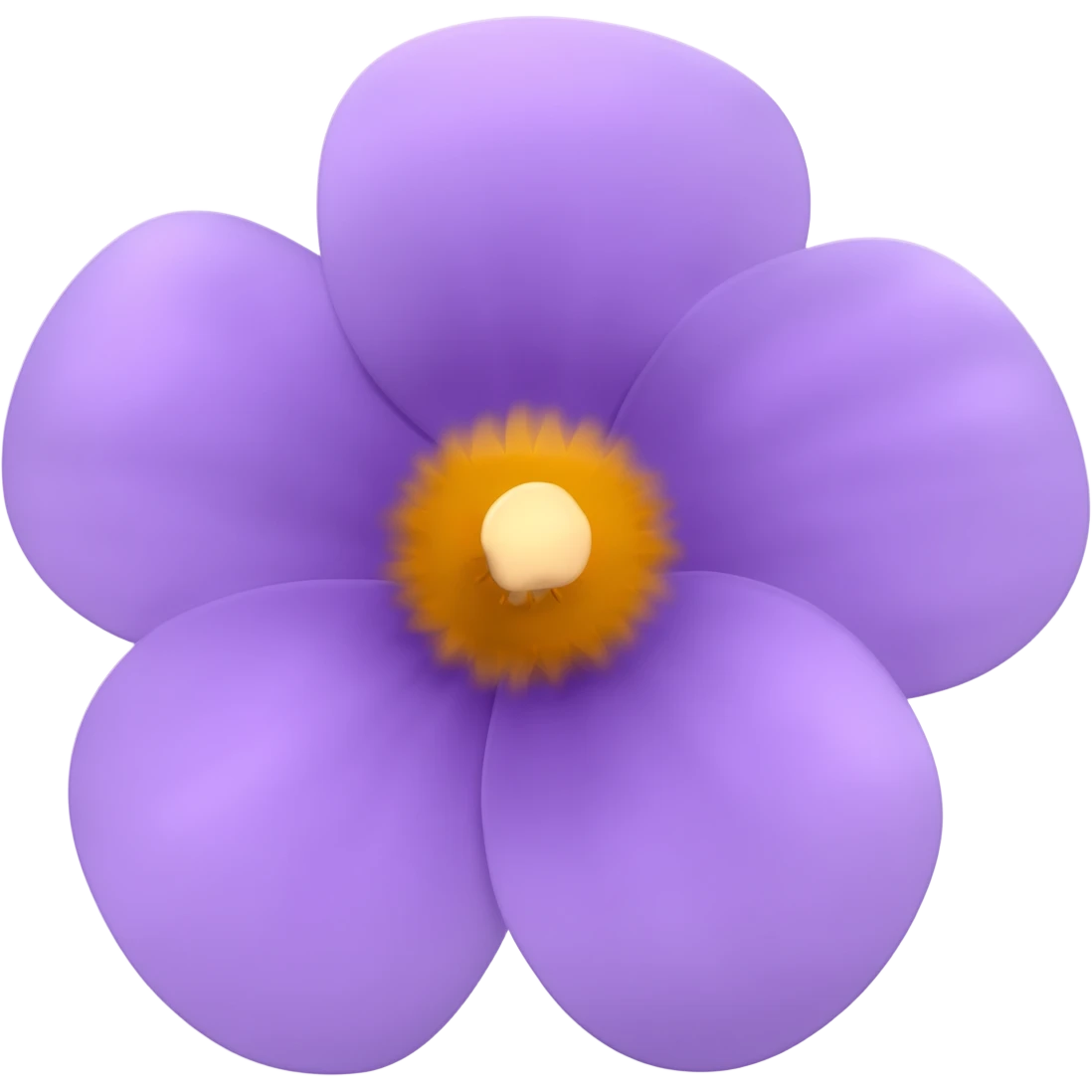 viollette fleur emoji
