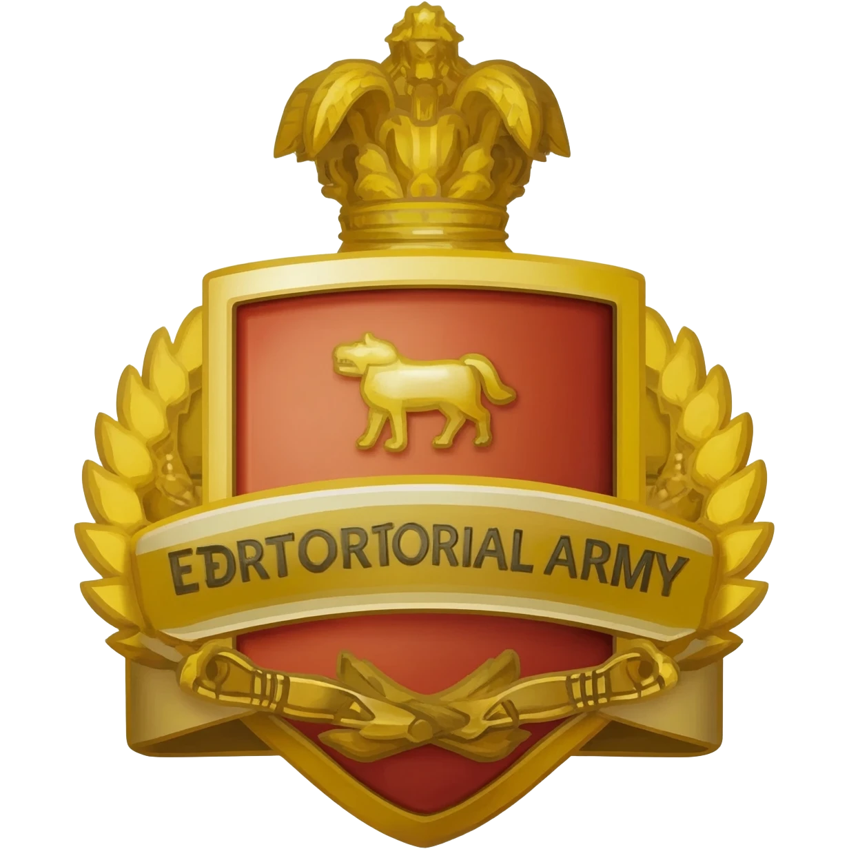 Indian TERRITORIAL ARMY logo emoji