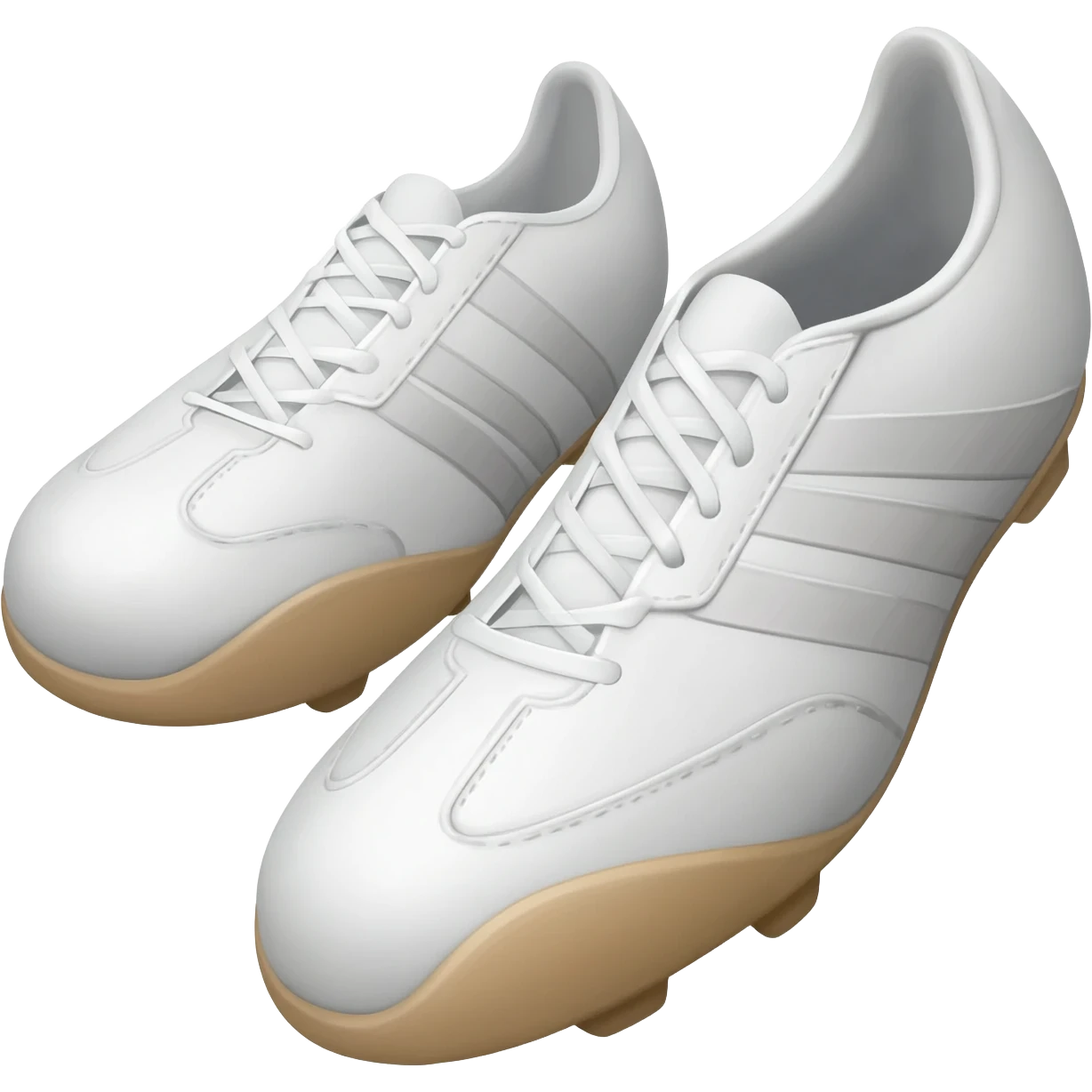 If you are looking for soccer cleats with smooth soles, they should be white with beige soles. emoji