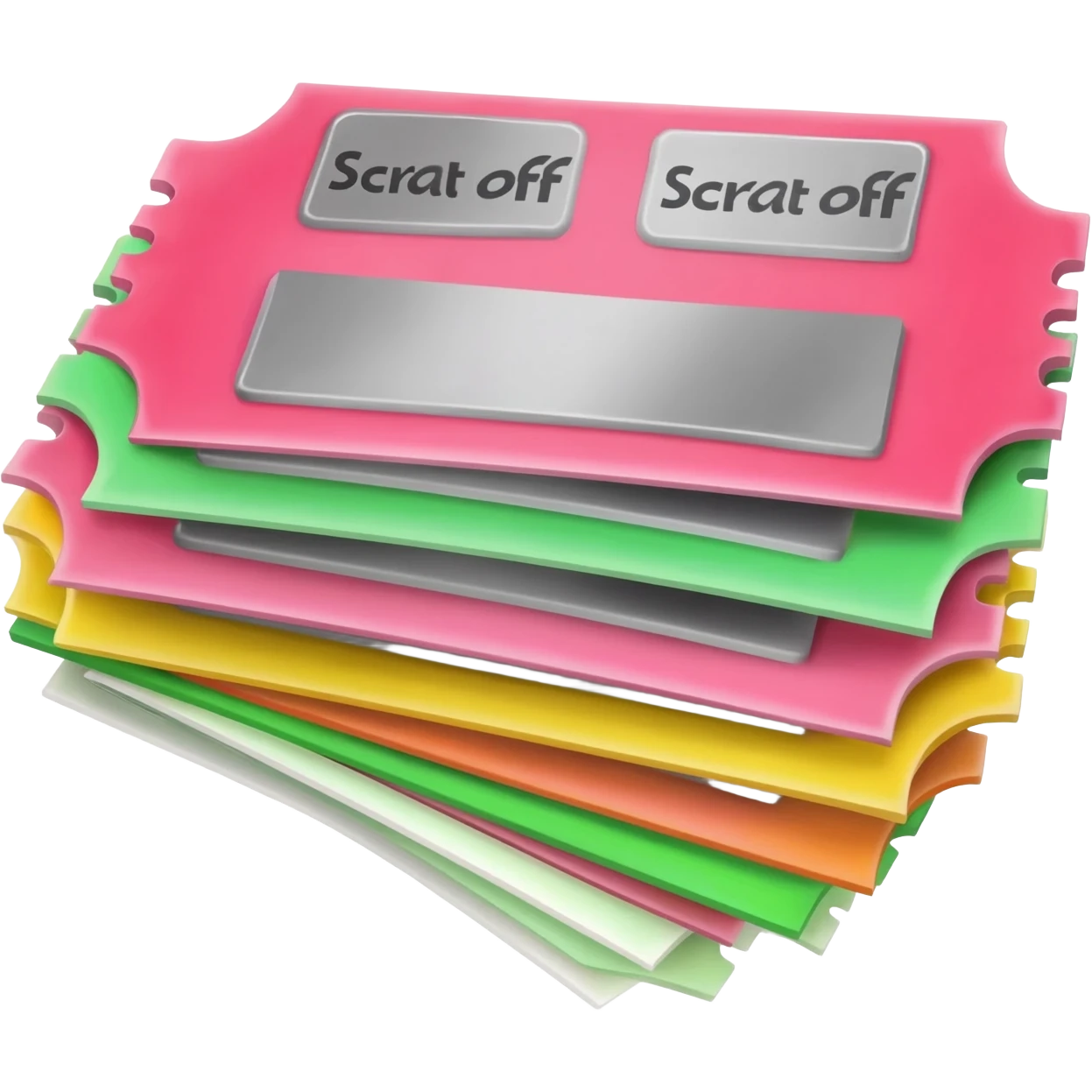 Scratch-off Lottery Tickets emoji