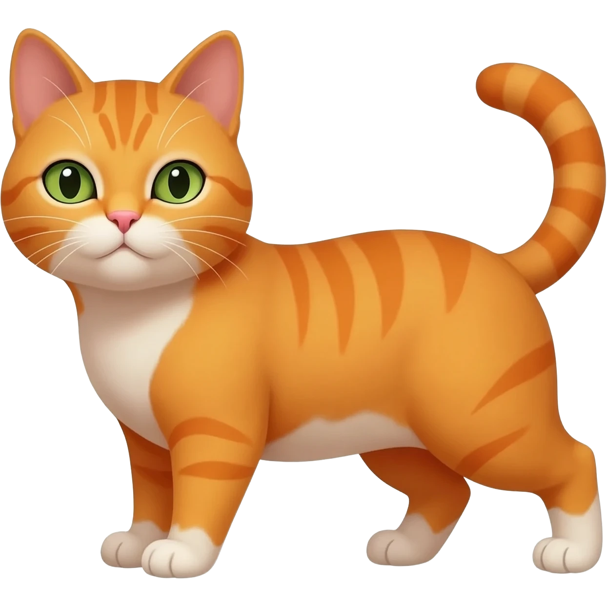 Cat orange emoji