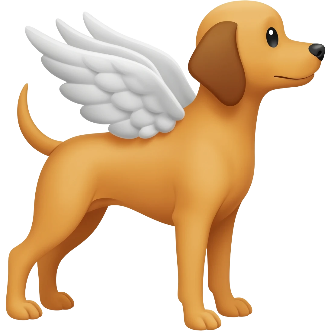 dog angel emoji