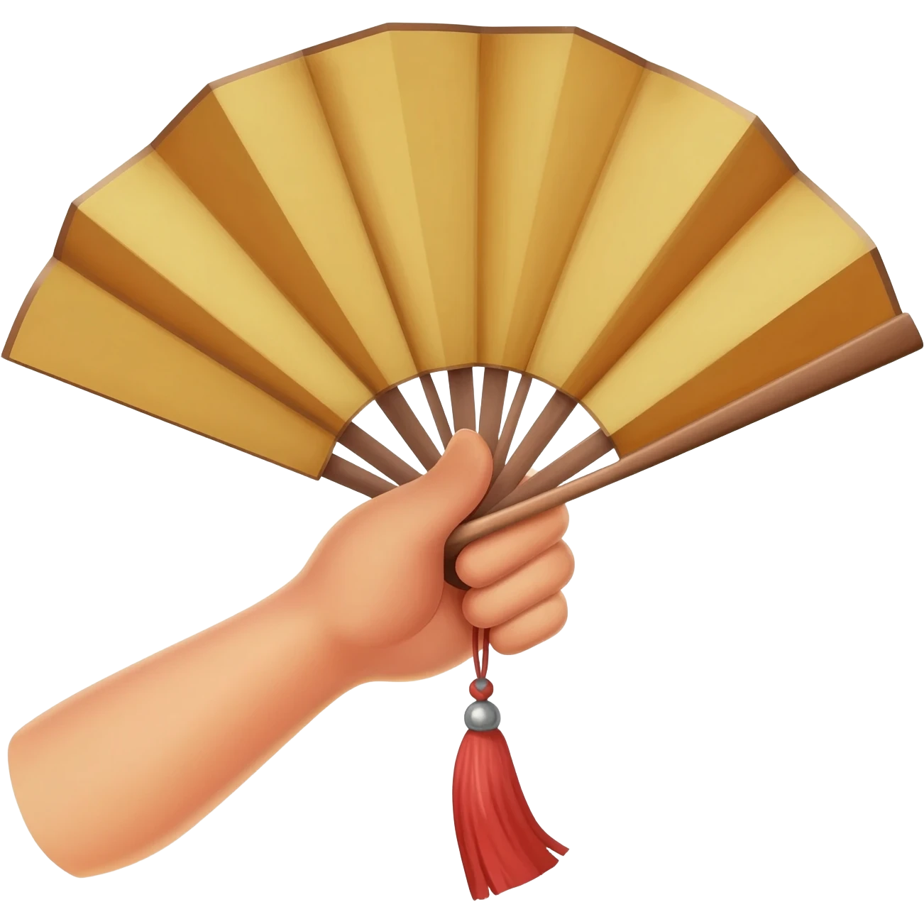 Create a  fan emoji emoji