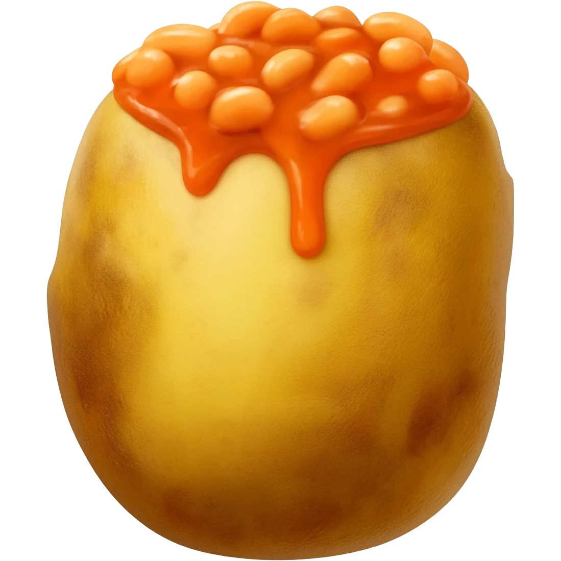 Jacket potato and baked beans emoji