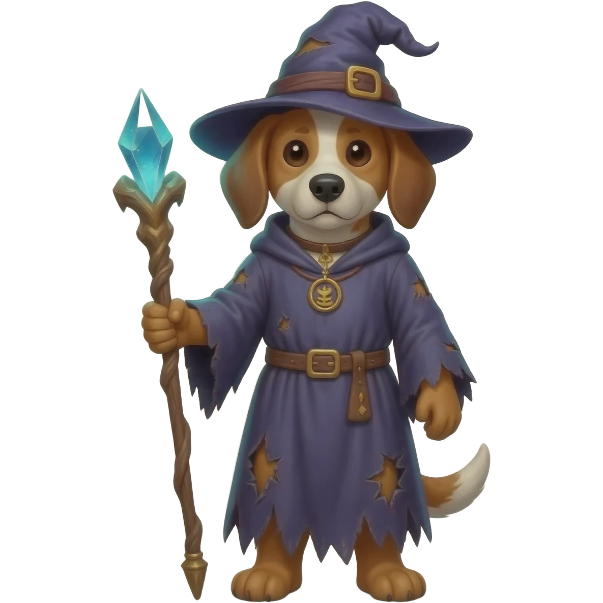Dog wizard emoji