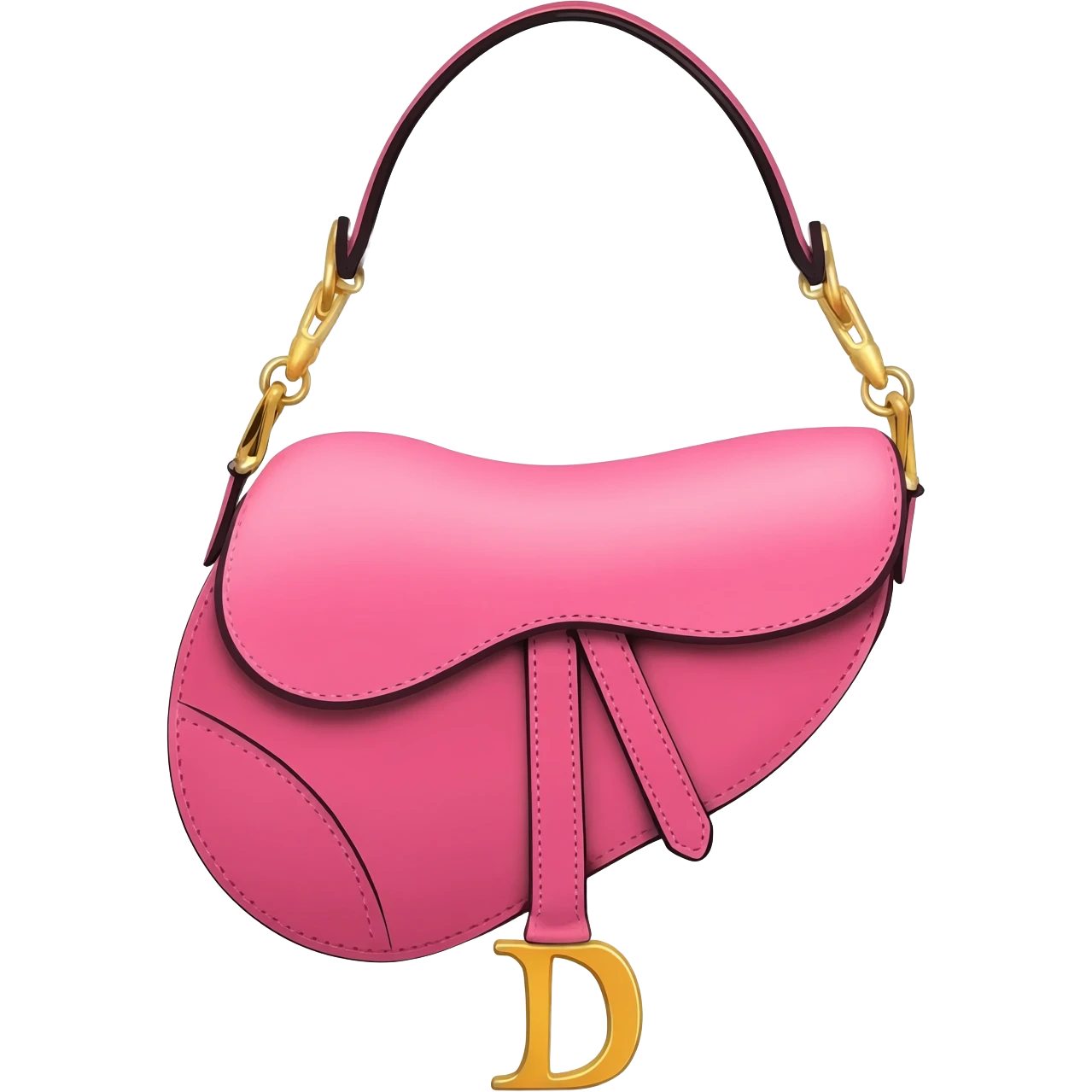 dior pink saddle bag emoji
