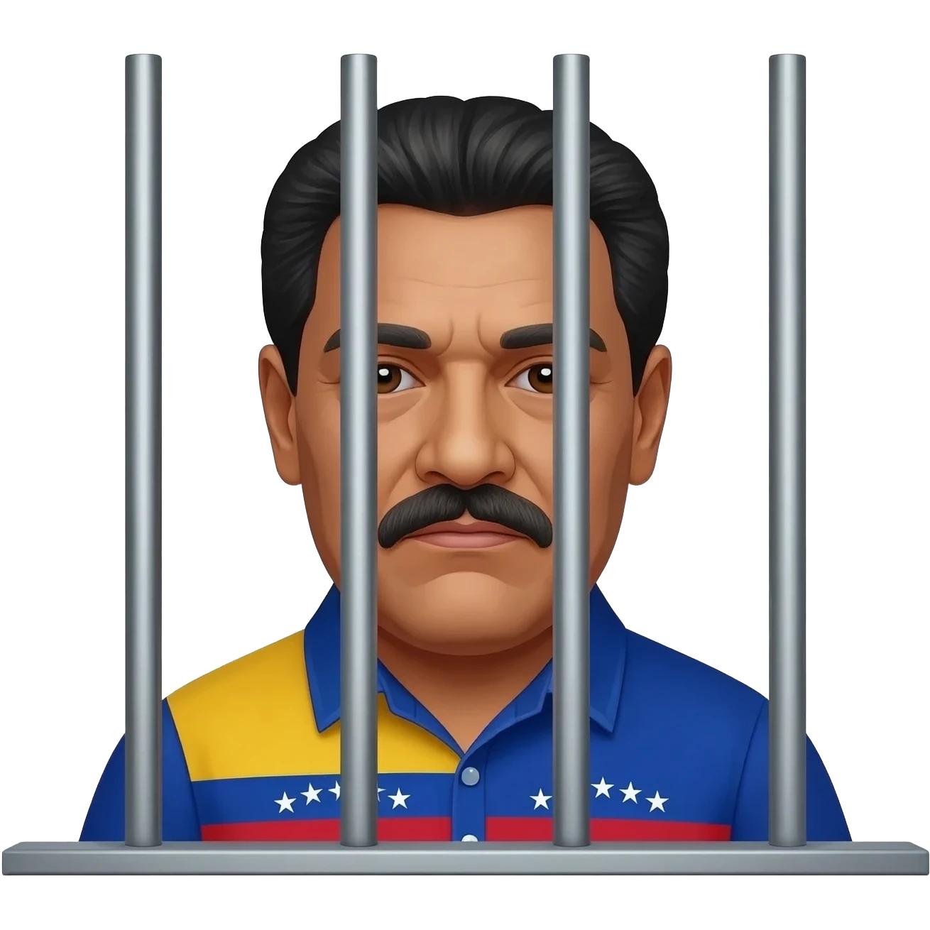Maduro is behind bars emoji