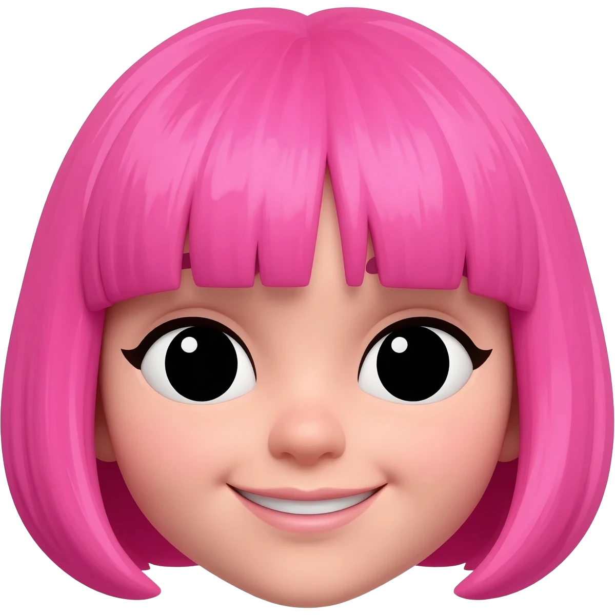 a pink bob no face or person needed just the hair emoji