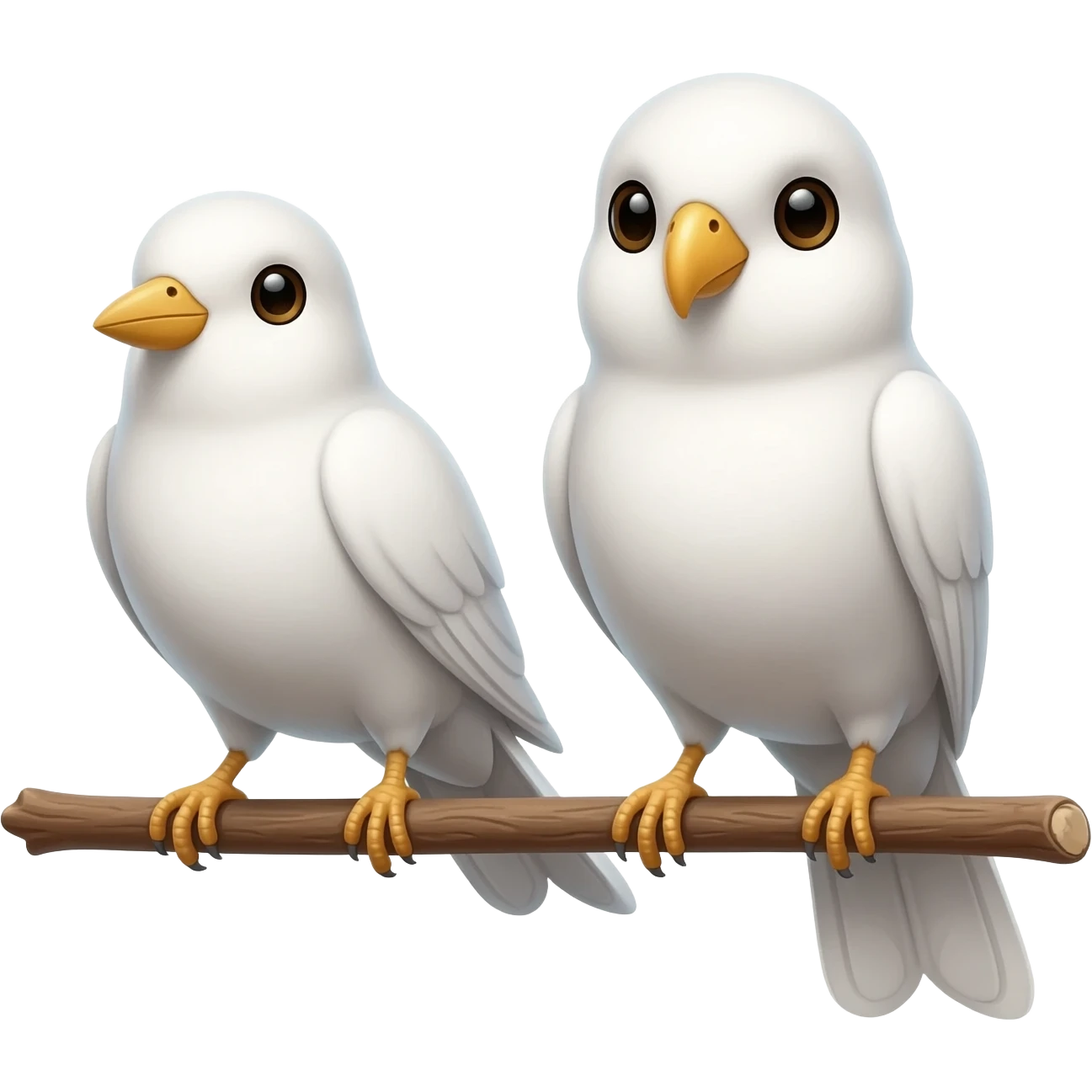 white birds emoji